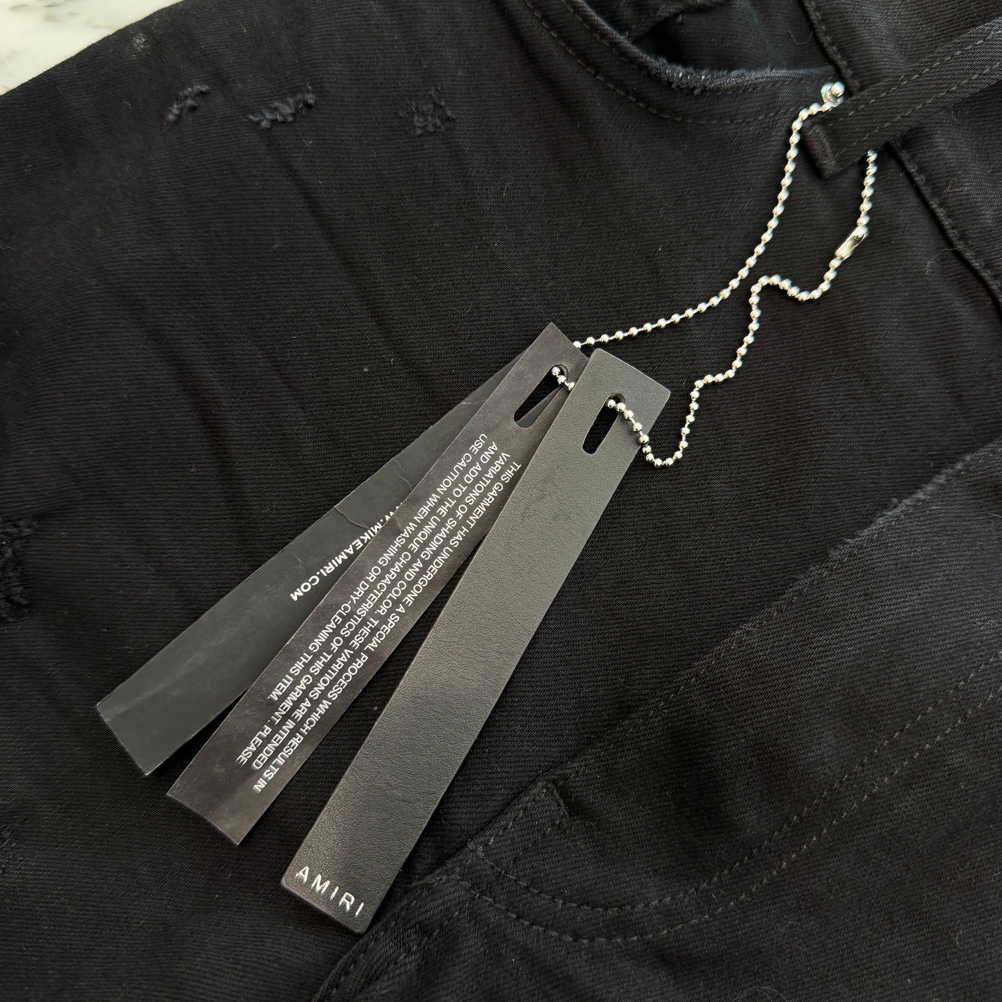 AMIRI MX-1 Bandana Patch Distressed Skinny Jeans  Size 32 アミリ MX-1 バンダナ ダメージ スキニージーンズ サイズ32