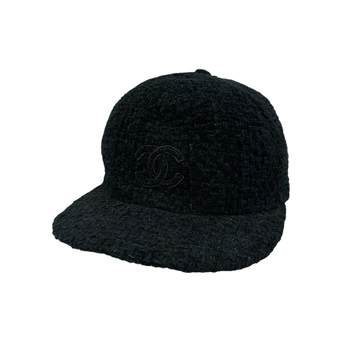 CHANEL 2023AW Tweed Cotton Cap AA8562 B09111 94305 Size L