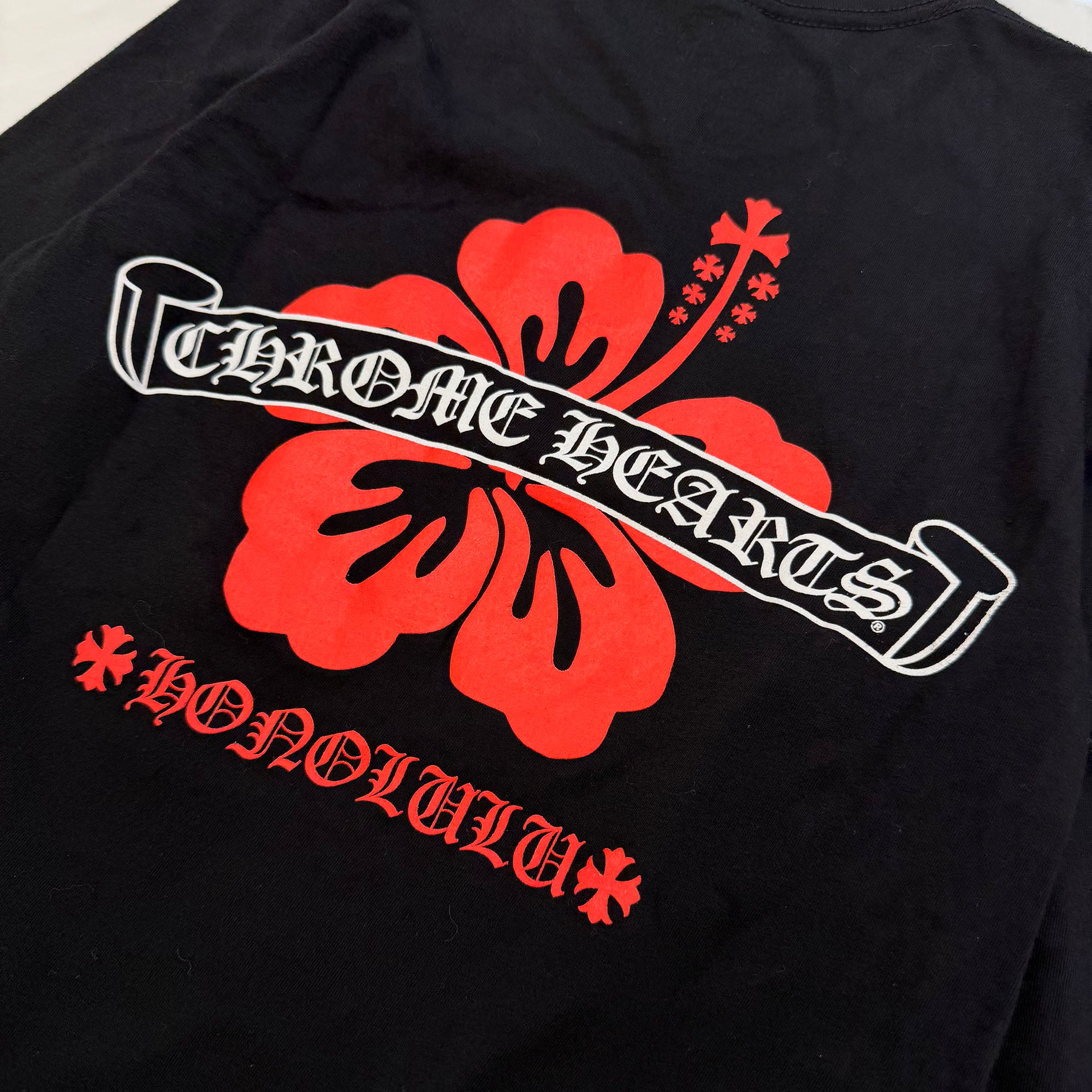 CHROME HEARTS Honolulu Limited Back Scroll Logo Long Sleeve Tee Size XS クロムハーツ ホノルル限定 バックスクロールロゴ ロングスリーブTシャツ サイズXS