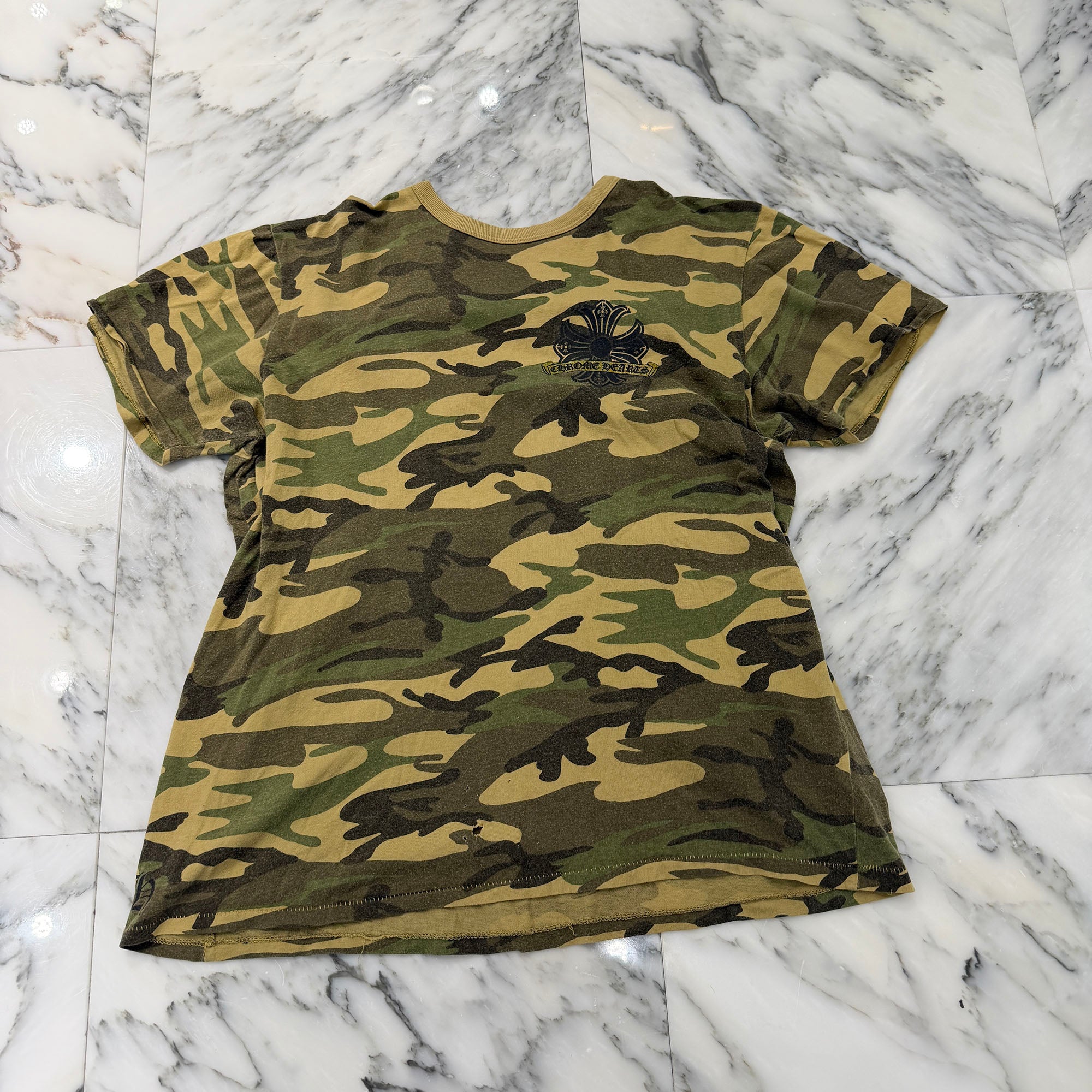 CHROME HEARTS OLD Camo Horseshoe Tee Size M クロムハーツ オールド カモ ホースシュー Tシャツ サイズM