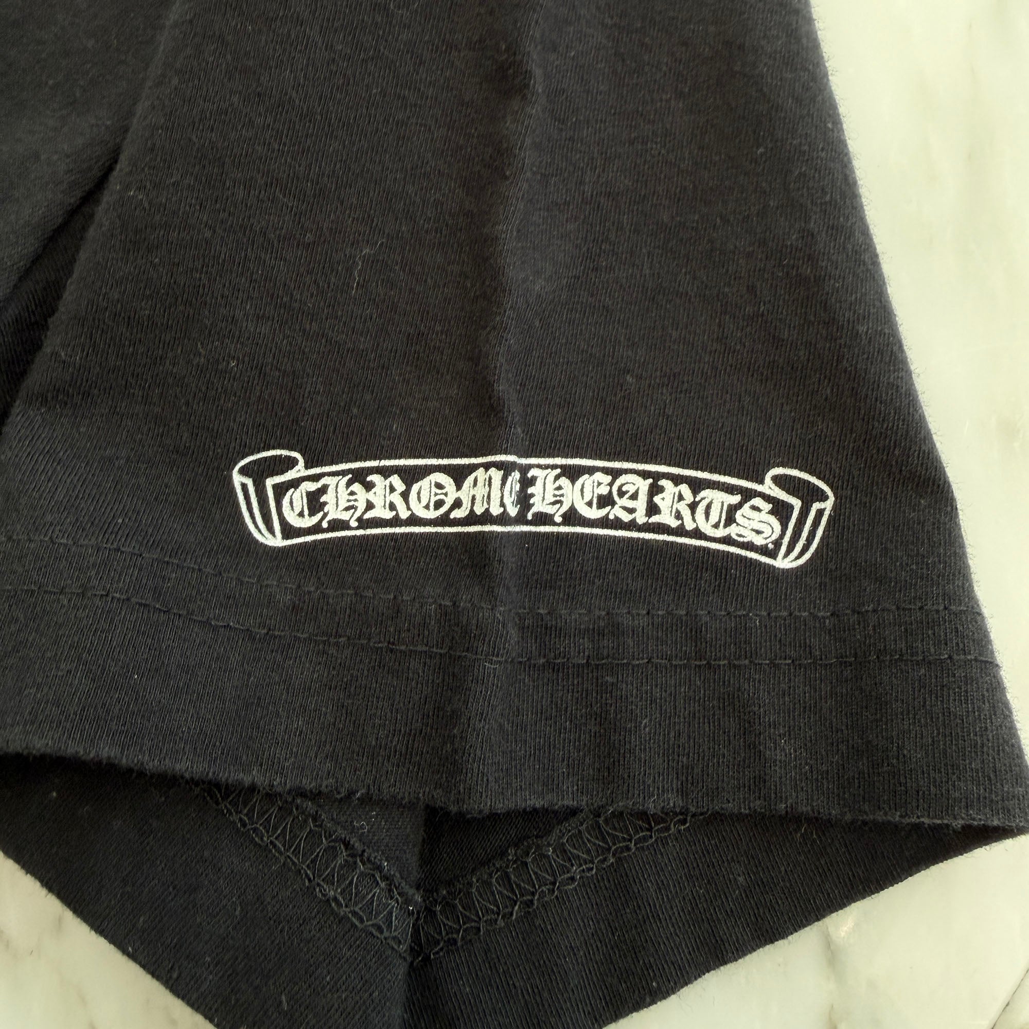 CHROME HEARTS TOKYO Limited Scroll Label Logo Tee Size M クロムハーツ 東京限定 スクロールラベル ロゴ Tシャツ サイズM