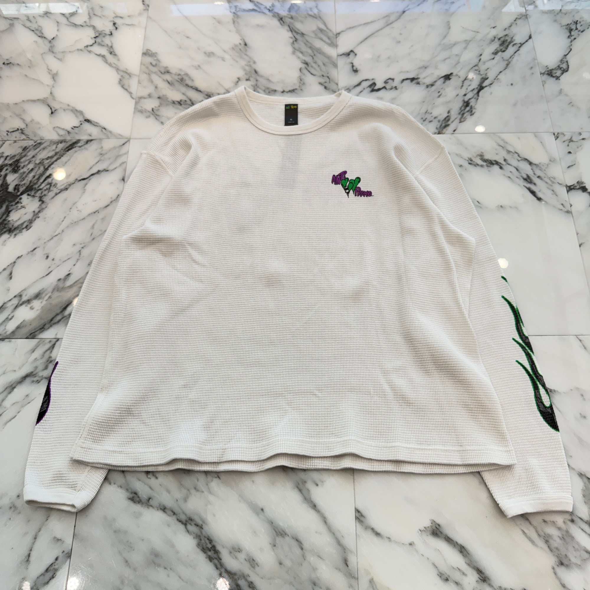 MATTY BOY ANTI PROMO 99 Eyes Thermal Long Sleeve Tee Size XL マッティボーイ アンチプロモ 99アイズ サーマル ロングスリーブTシャツ サイズXL