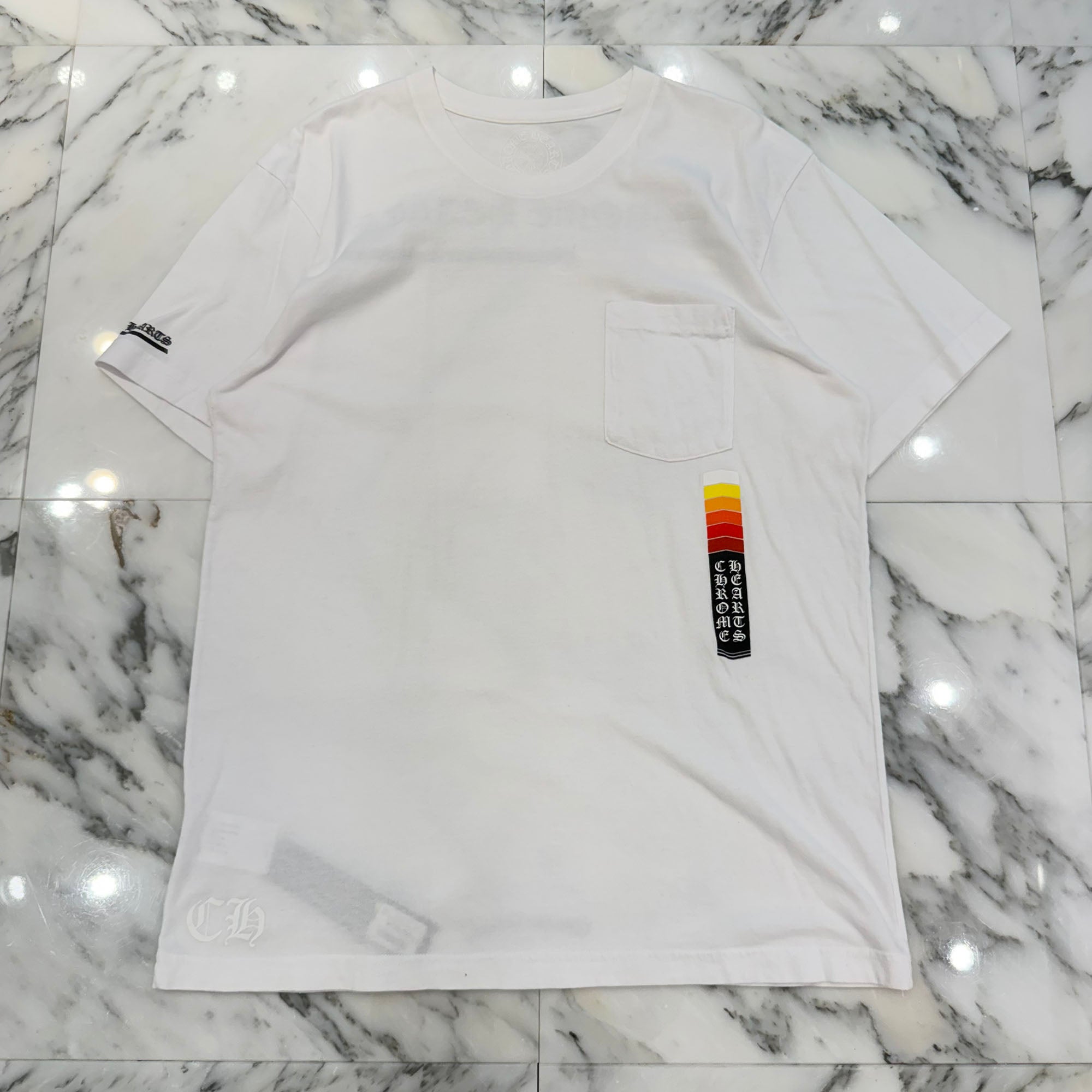 CHROME HEARTS Neon Bar Logo Tee Size L クロムハーツ ネオンバーロゴTシャツ サイズL