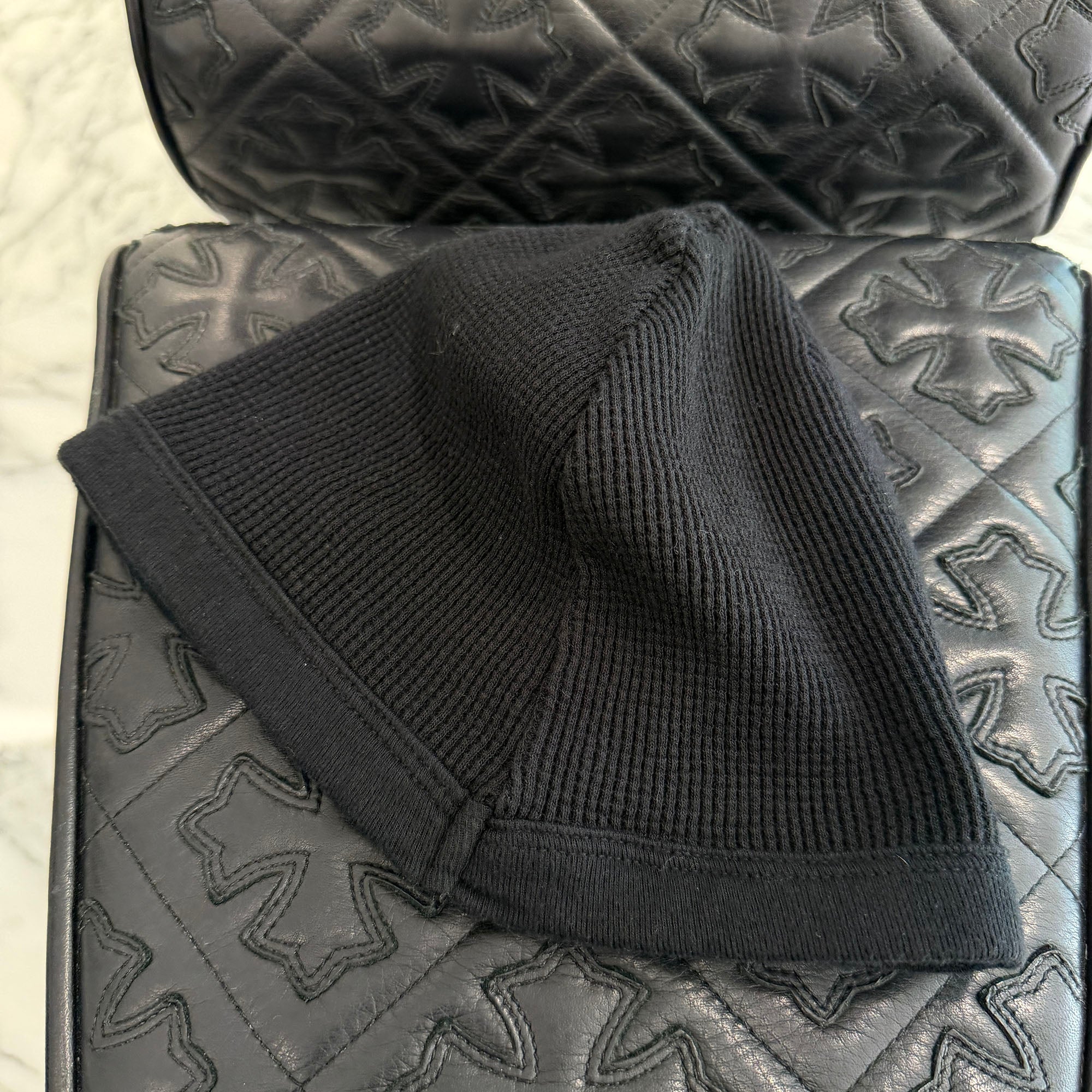 CHROME HEARTS CH Plus Horseshoe Embroidery Cotton Beanie Size ONE SIZE クロムハーツ CHプラス ホースシュー 刺繍 コットン ビーニー サイズONE SIZE