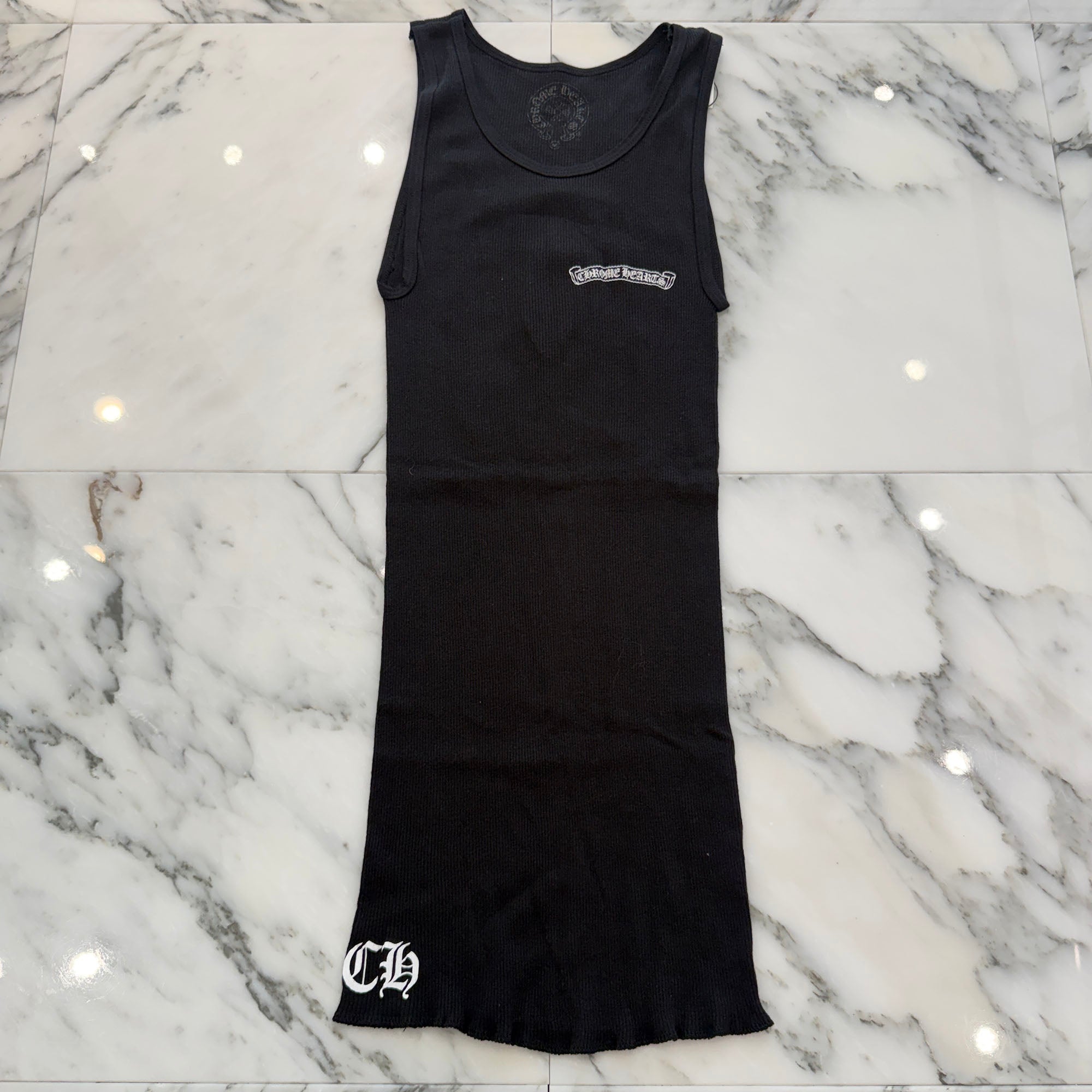 CHROME HEARTS Star CH Cross Print Tank Top Size M クロムハーツ スター CHクロスプリント タンクトップ サイズM