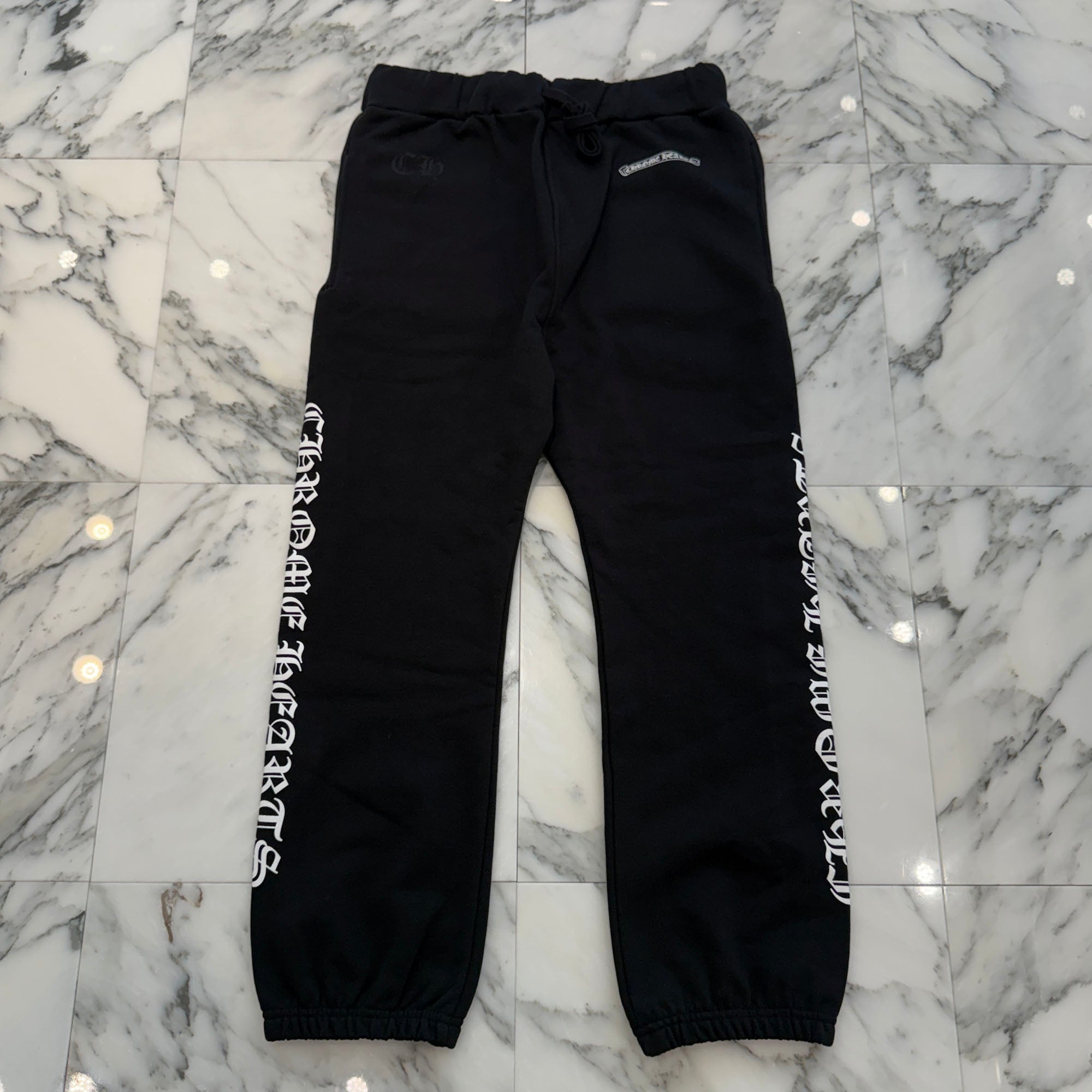CHROME HEARTS Scroll Side Logo Sweat Long Pants Size M クロムハーツ ホースシュー サイドロゴ スウェットロングパンツ サイズM