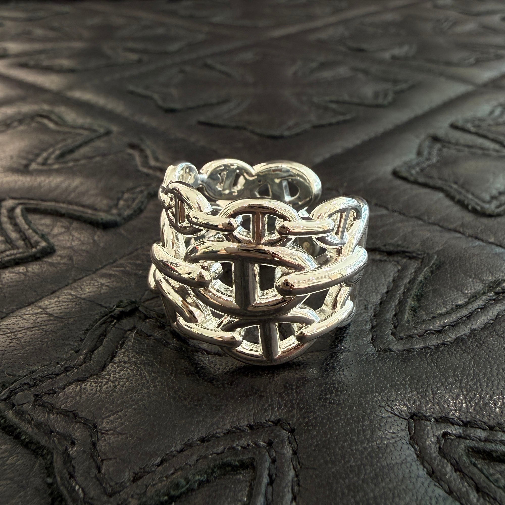 HERMES Chaine d'Ancre Anchaine GM Ring Size 59 (約19号) エルメス