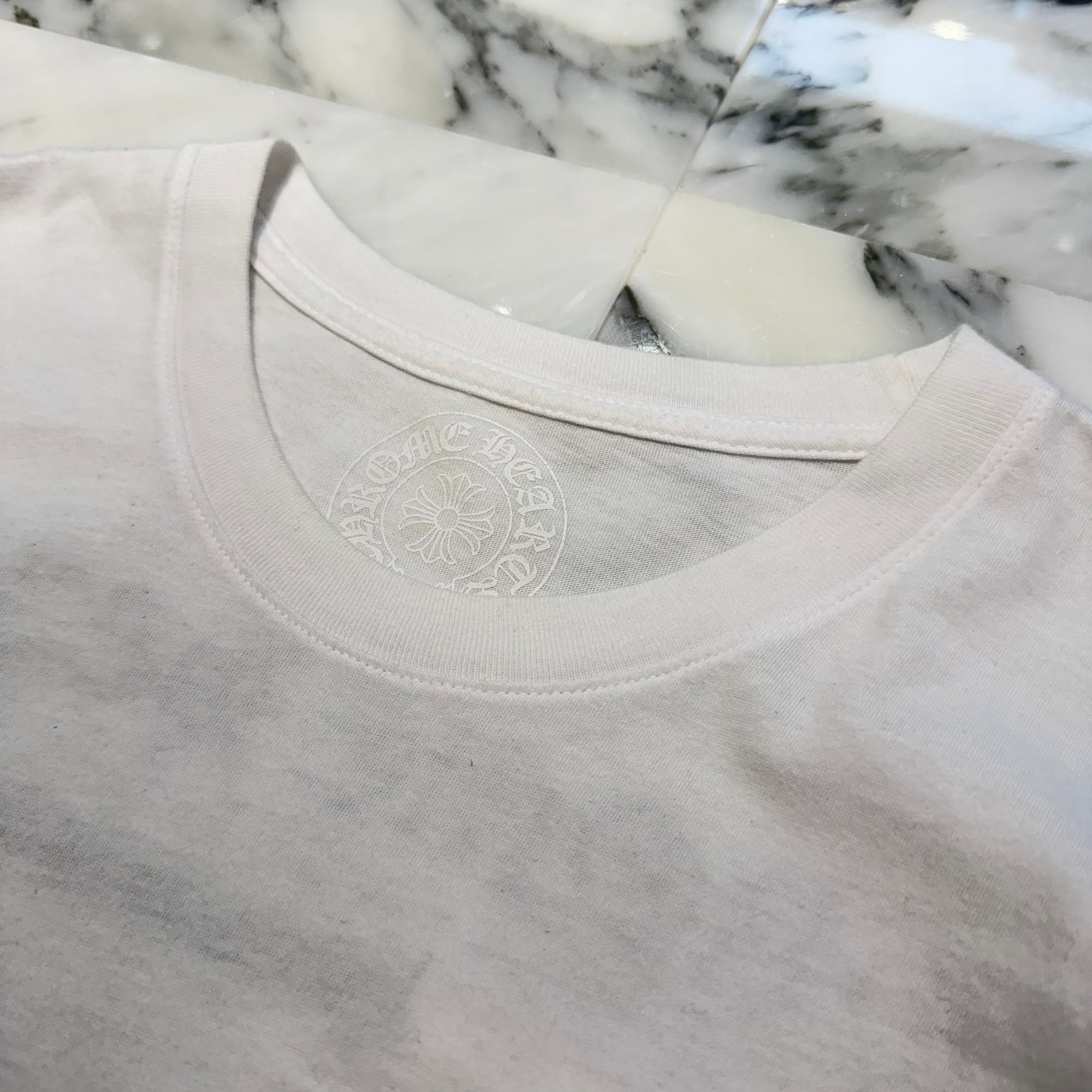 CHROME HEARTS Neon Bar Logo Tee Size L クロムハーツ ネオンバーロゴTシャツ サイズL