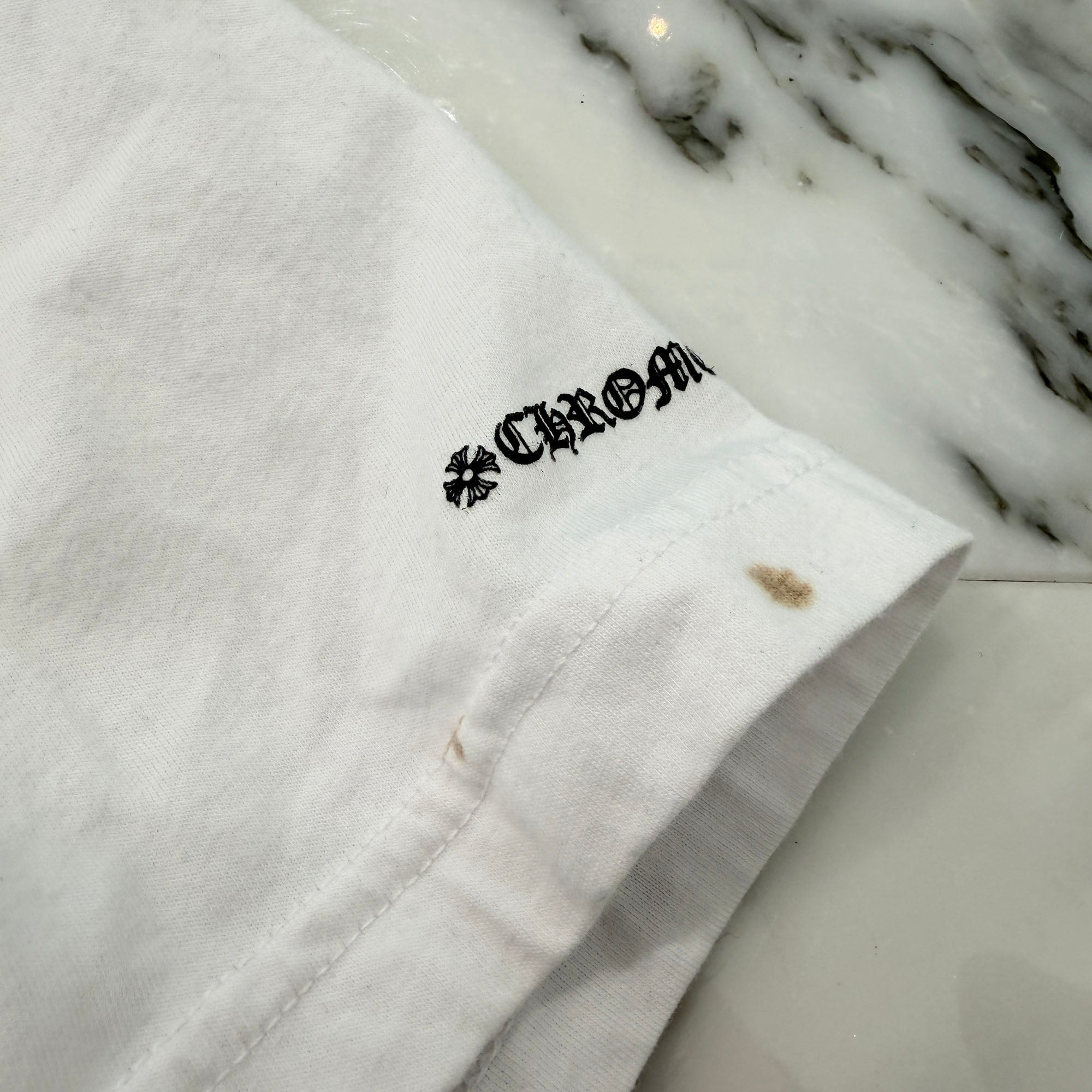 CHROME HEARTS Back Scroll Logo Tee Size M クロムハーツ バックスクロールロゴ Tシャツ サイズM