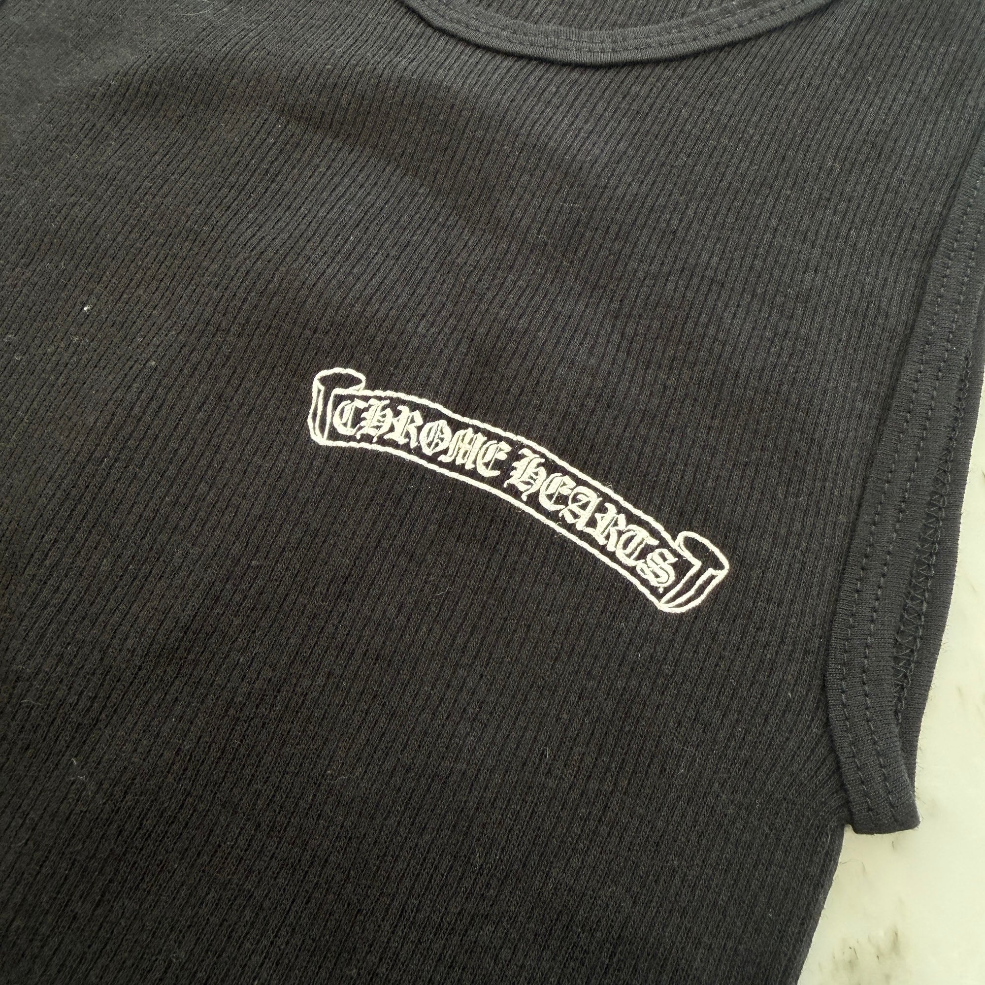 CHROME HEARTS Star CH Cross Print Tank Top Size M クロムハーツ スター CHクロスプリント タンクトップ サイズM