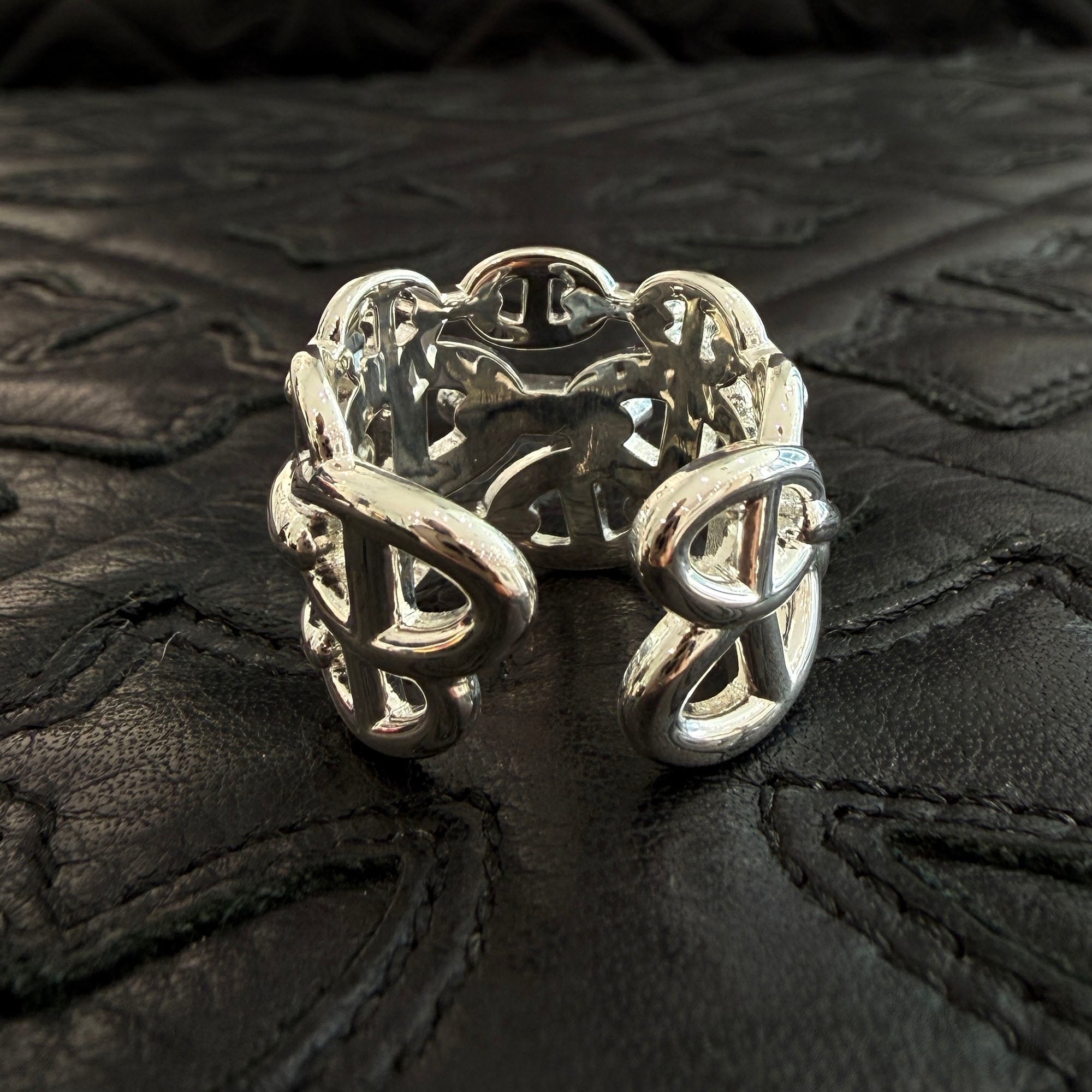 HERMES Chaine d'Ancre Anchaine GM Ring Size 59 (約19号) エルメス