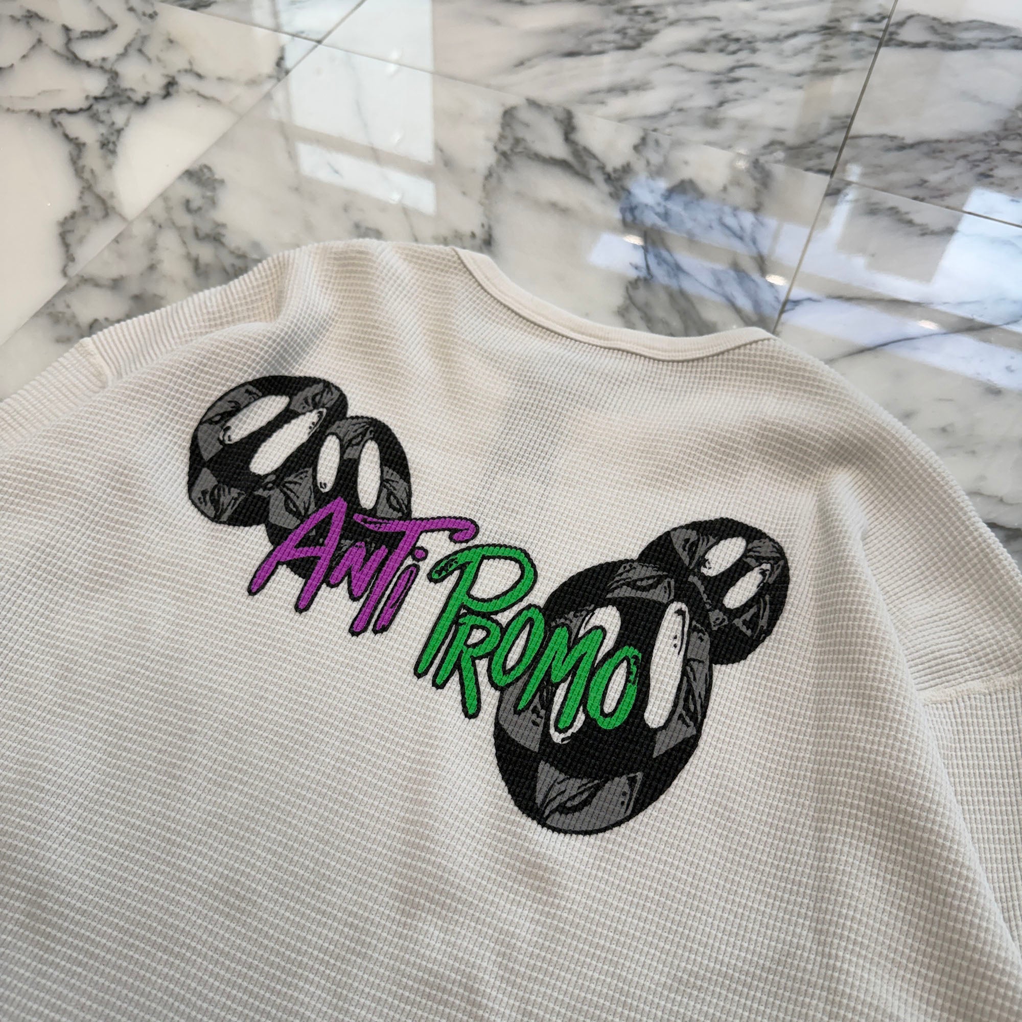 MATTY BOY ANTI PROMO 99 Eyes Thermal Long Sleeve Tee Size XL マッティボーイ アンチプロモ 99アイズ サーマル ロングスリーブTシャツ サイズXL