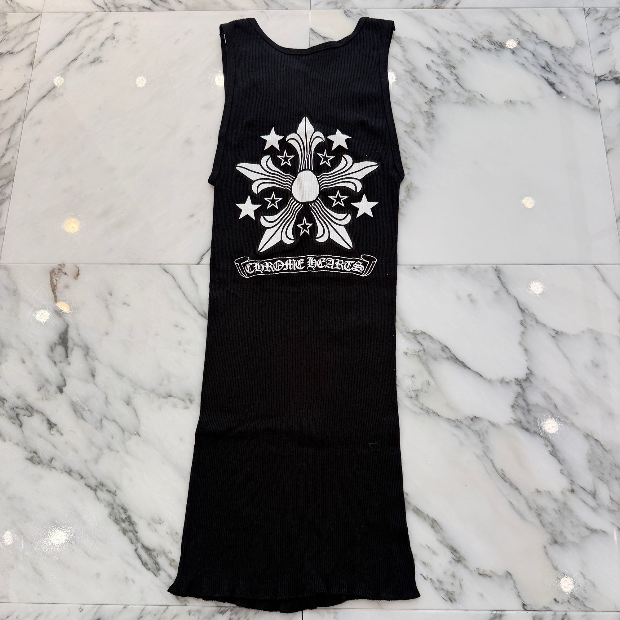 CHROME HEARTS Star CH Cross Print Tank Top Size M クロムハーツ スター CHクロスプリント タンクトップ サイズM