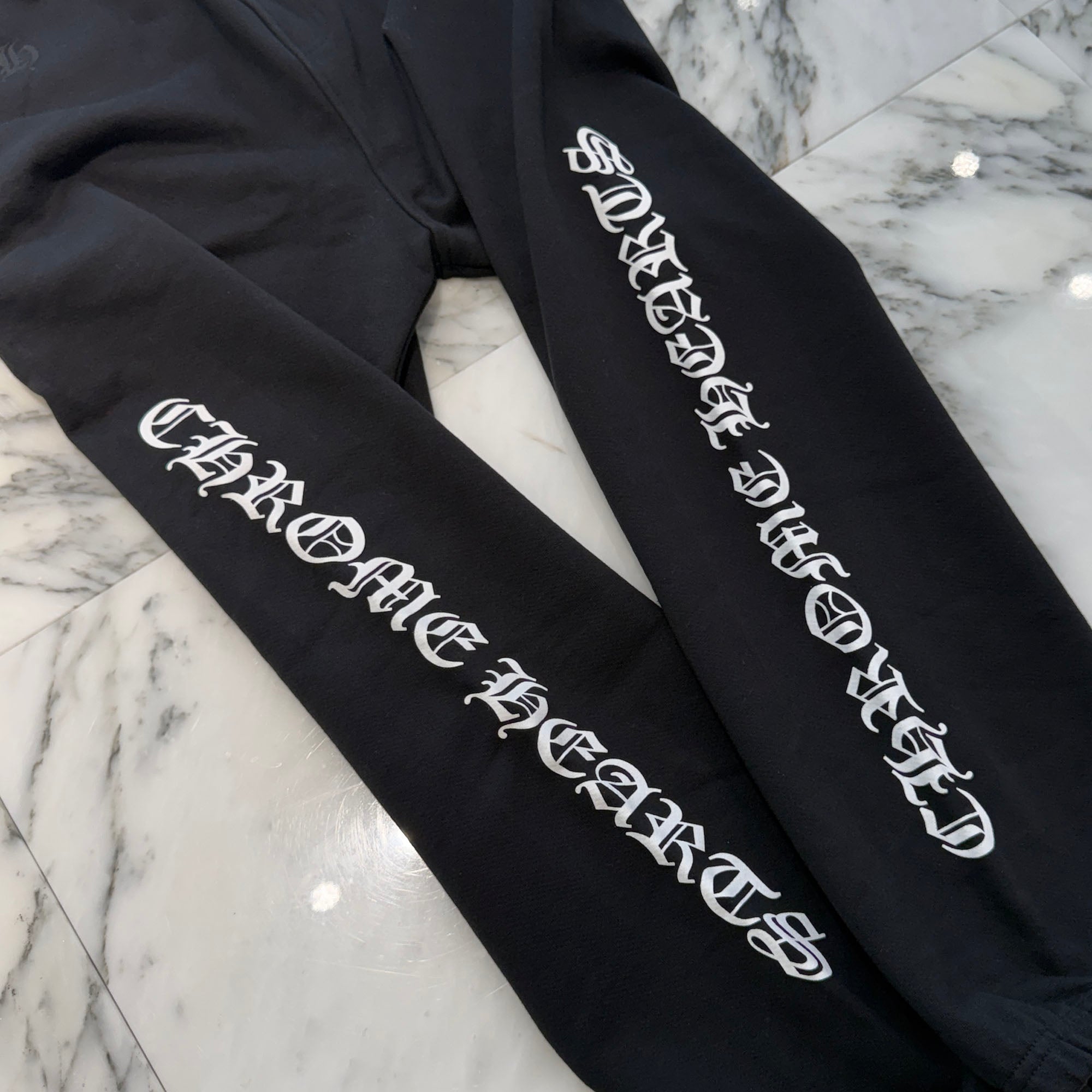 CHROME HEARTS Scroll Side Logo Sweat Long Pants Size M クロムハーツ ホースシュー サイドロゴ スウェットロングパンツ サイズM
