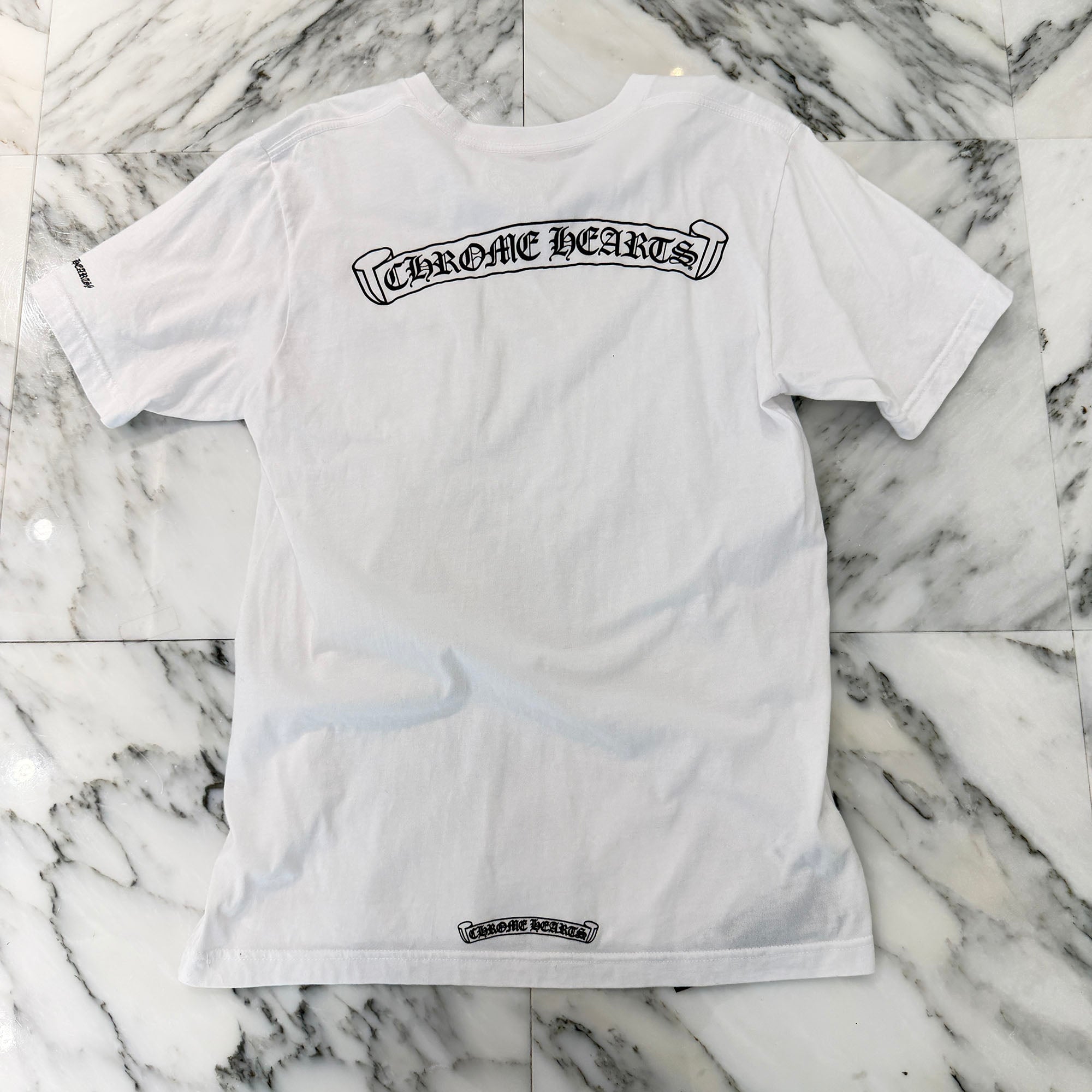 CHROME HEARTS Back Scroll Logo Tee Size M クロムハーツ バックスクロールロゴ Tシャツ サイズM