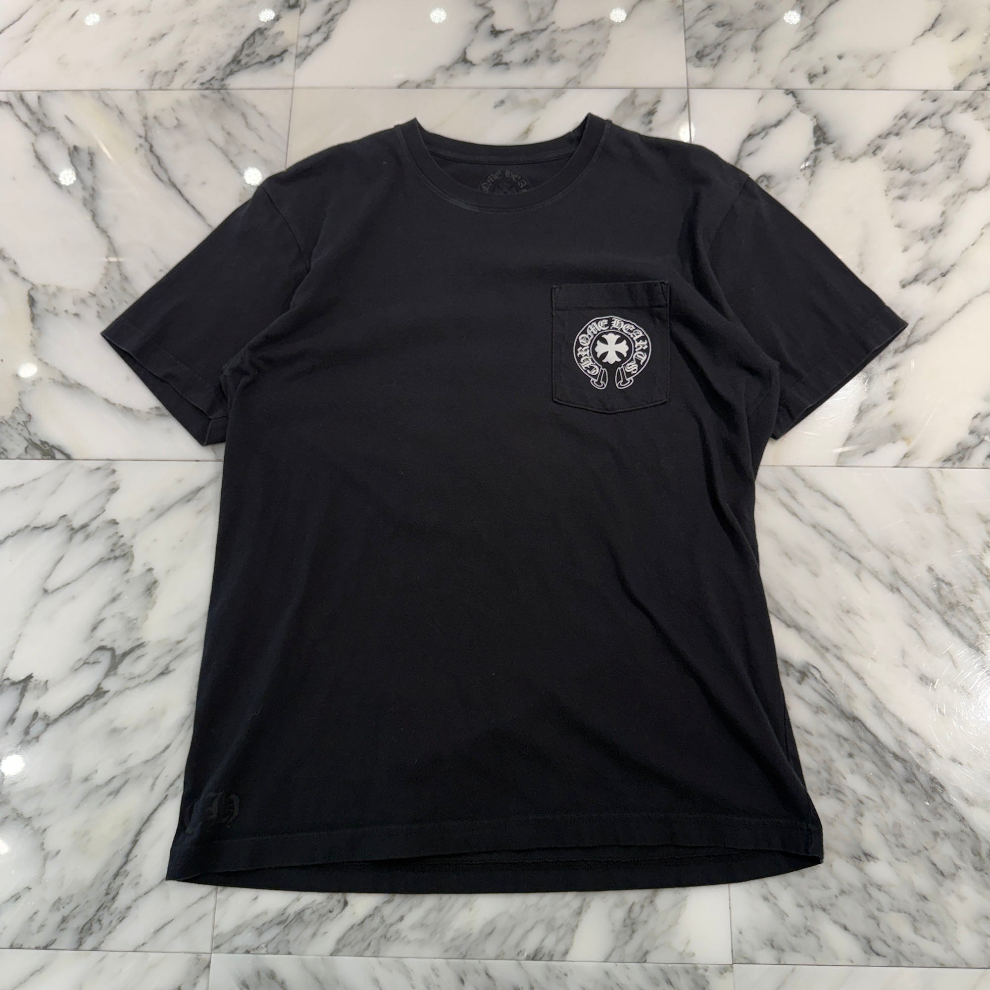 CHROME HEARTS Made In Hollywood Vertical Logo Tee Size L クロムハーツ メイドインハリウッド ヴァーティカルロゴ Tシャツ サイズL