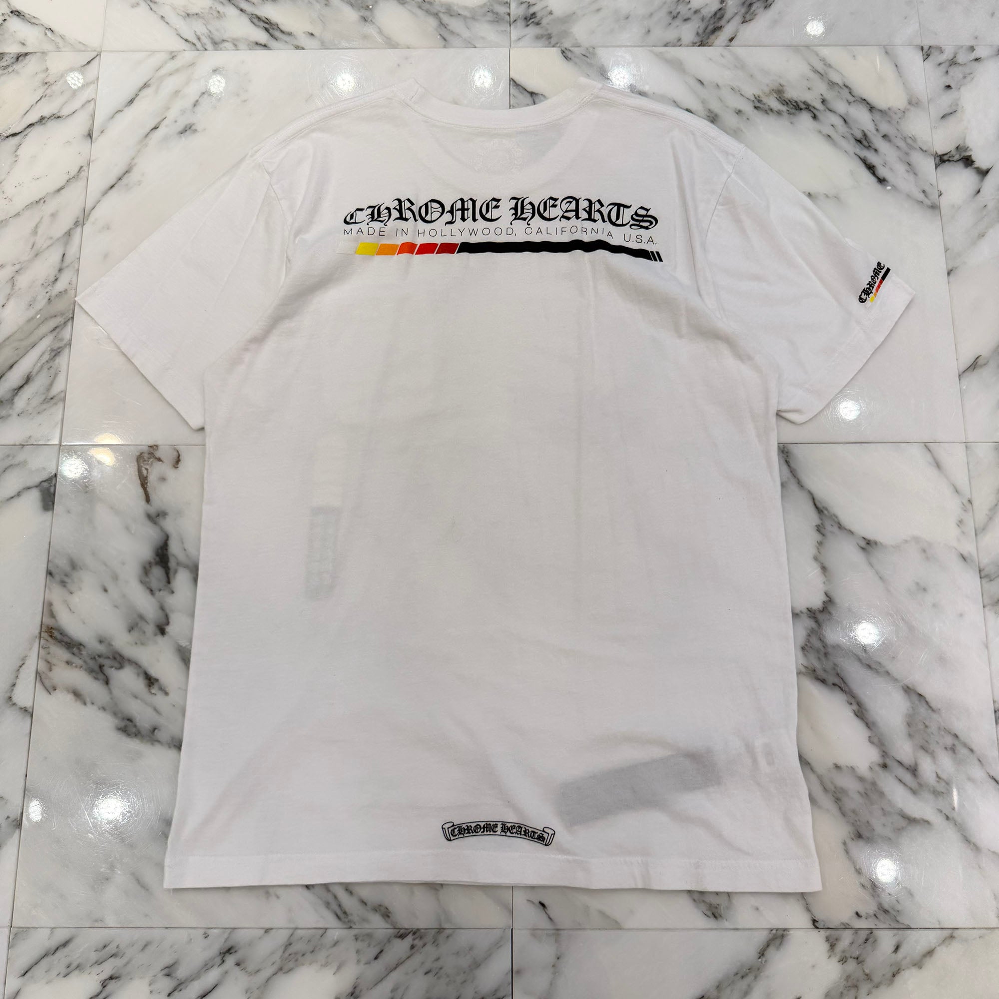 CHROME HEARTS Neon Bar Logo Tee Size L クロムハーツ ネオンバーロゴTシャツ サイズL