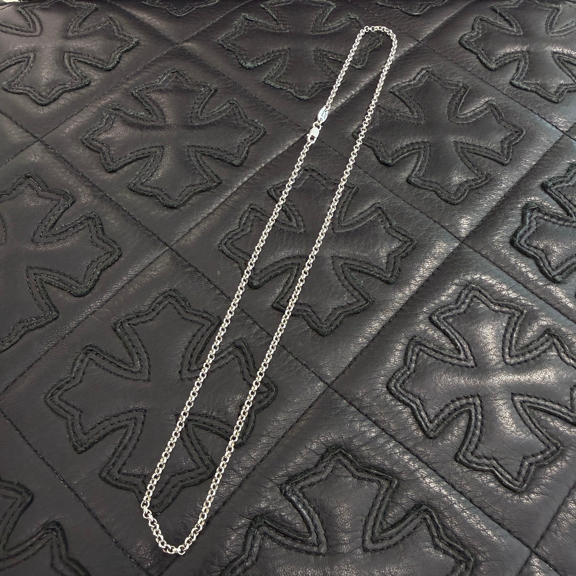 CHROME HEARTS Roll Chain Necklace Size 18 Inch クロムハーツ ロール