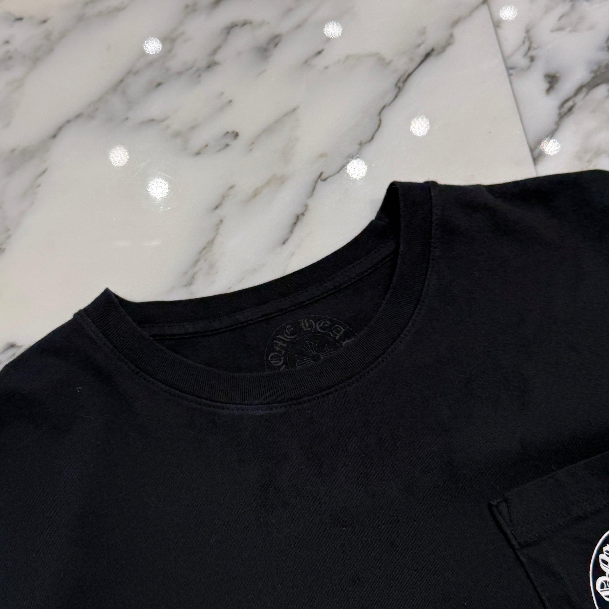 CHROME HEARTS Made In Hollywood Vertical Logo Tee Size L クロムハーツ メイドインハリウッド ヴァーティカルロゴ Tシャツ サイズL