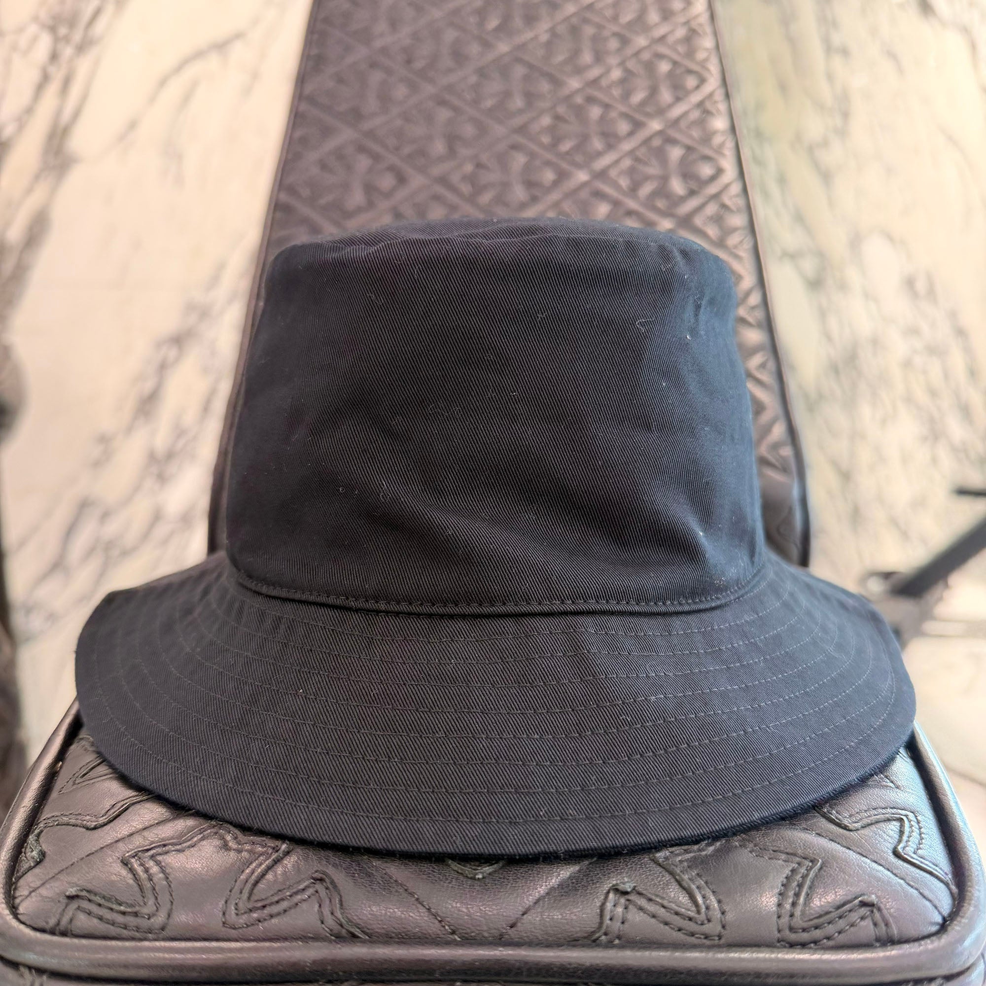 CELINE 2022SS Logo Embroidery Cotton Bucket Hat 2AU5B968P Size M セリーヌ ロゴ刺繍 コットン バケットハット サイズM