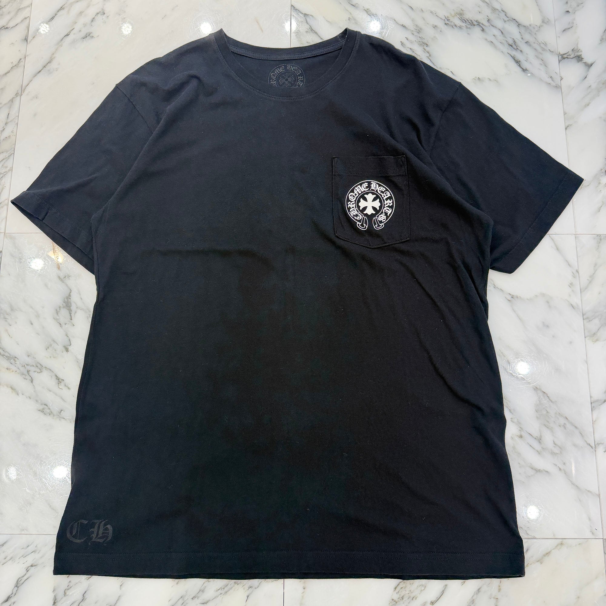 CHROME HEARTS Made In Hollywood Vertical Logo Tee Size XL クロムハーツ メイドインハリウッド ヴァーティカルロゴ Tシャツ サイズXL