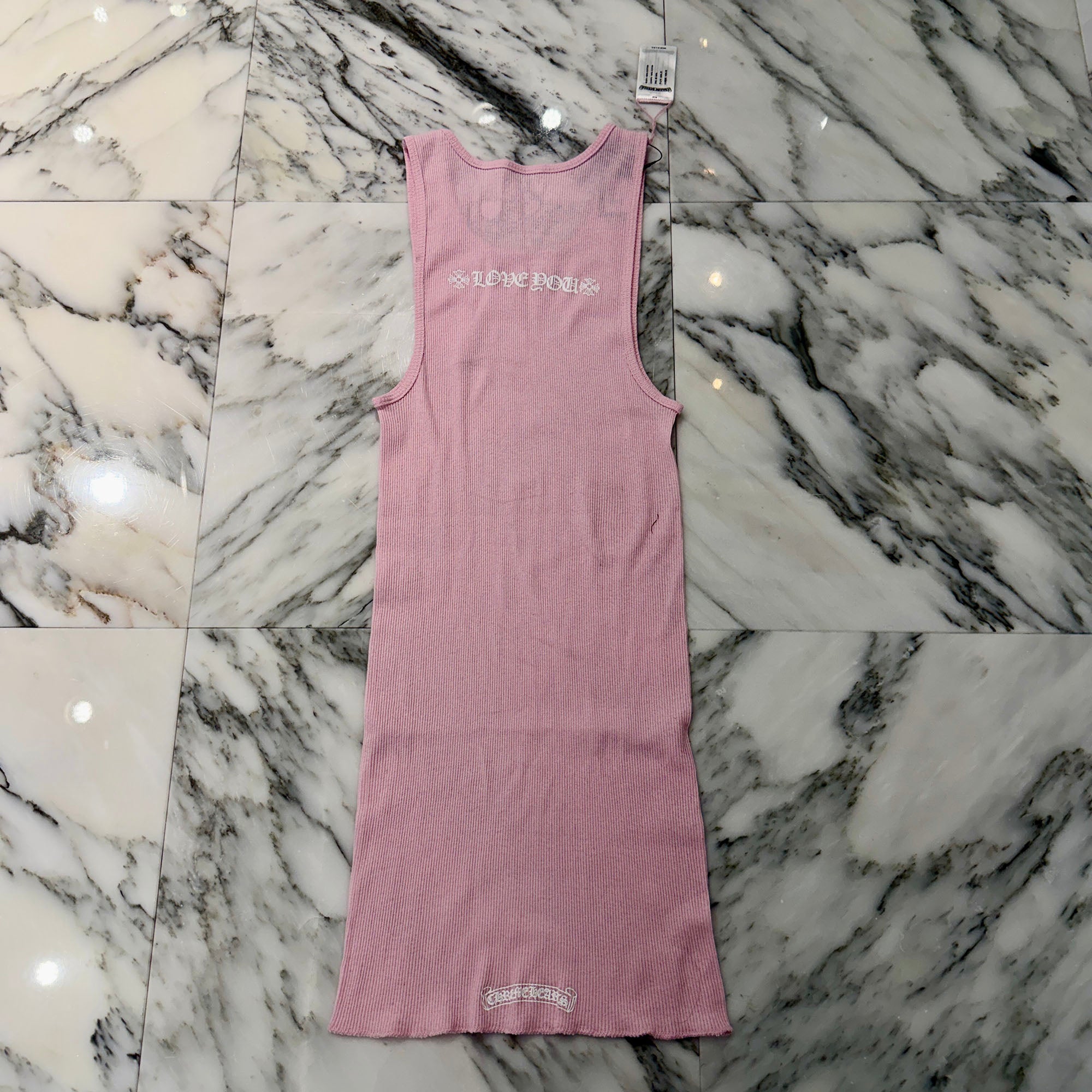 CHROME HEARTS Love You Rib Tank Top Size M クロムハーツ ラブユー リブ タンクトップ サイズM