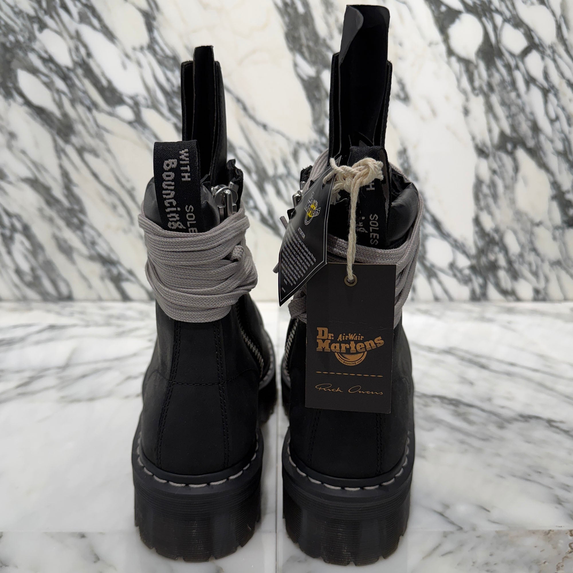 Rick Owens × Dr.Martens QUAD SOLE STEEL TOE Boot DW02E68139001 Size UK8 (27.0cm) リックオウエンス×ドクターマーチン クアッドソール トゥーブート サイズUK8 (27.0cm)