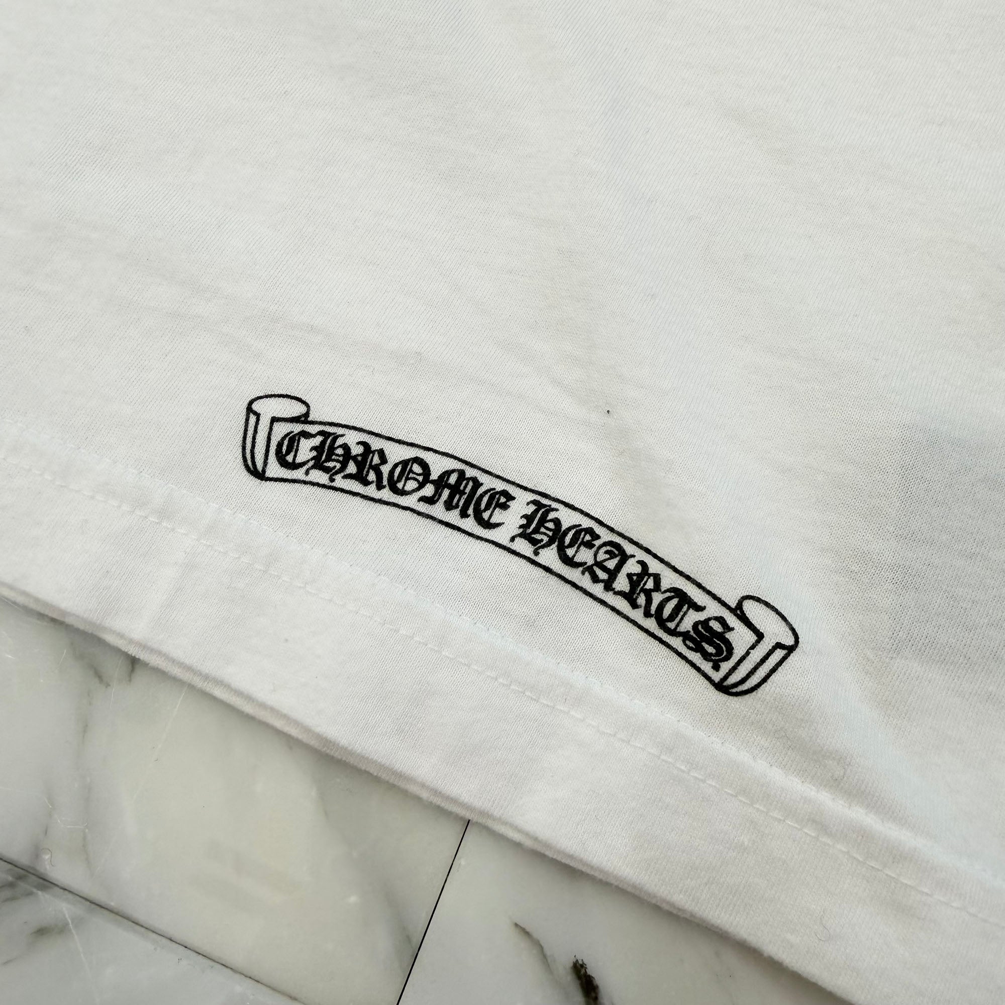CHROME HEARTS Neon Bar Logo Tee Size L クロムハーツ ネオンバーロゴTシャツ サイズL