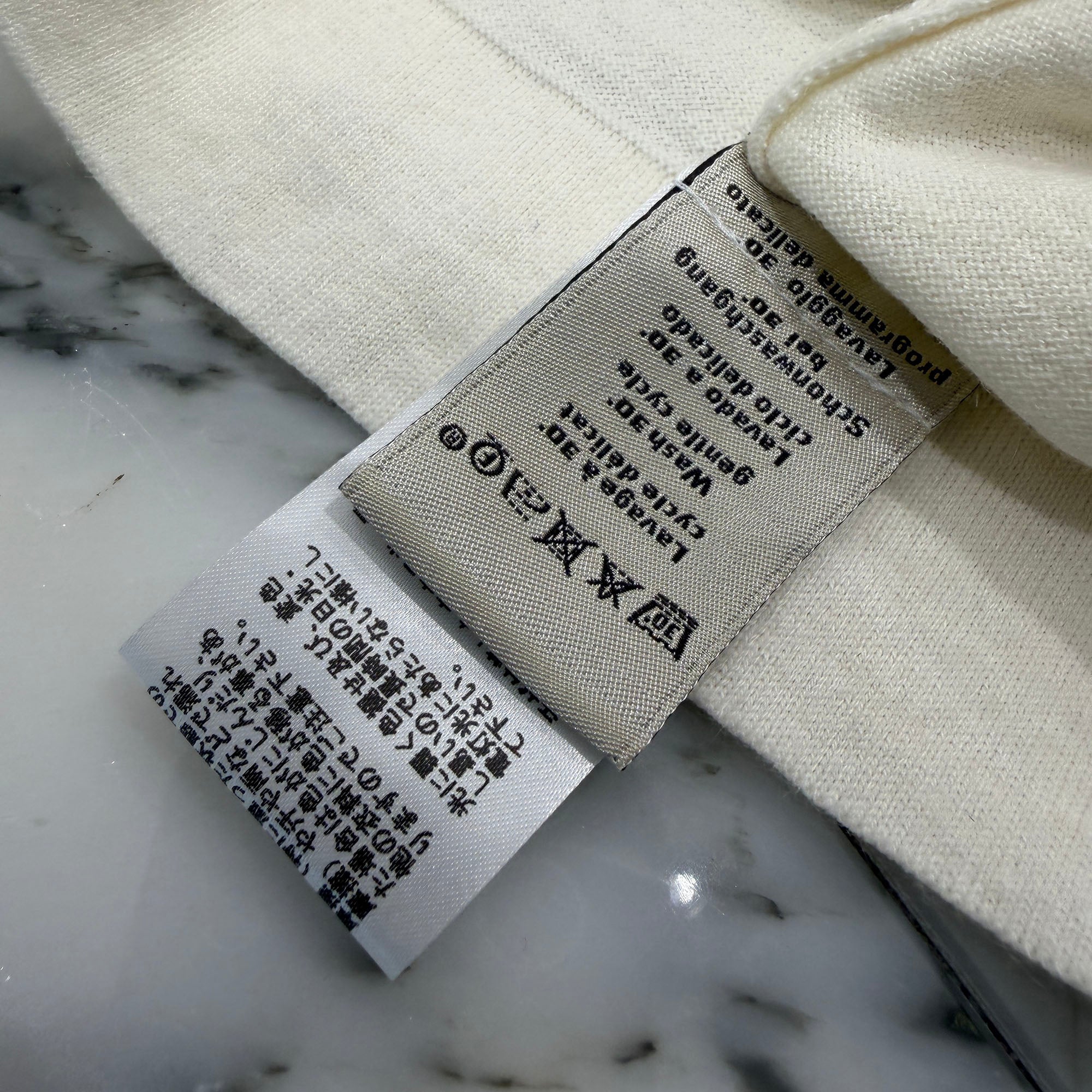 HERMES 2024SS Ondes Colorees Crew Neck Short Sleeve Knit Tee Size M エルメス オンド・コロレ クルーネック ショートスリーブ ニット Tシャツ サイズM