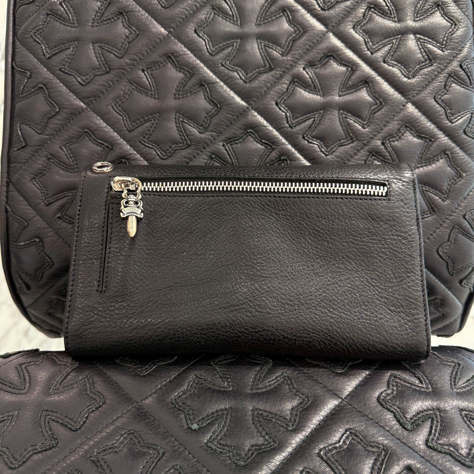 CHROME HEARTS Wave Cross Ball Wallet クロムハーツ ウェーブクロスボール ウォレット