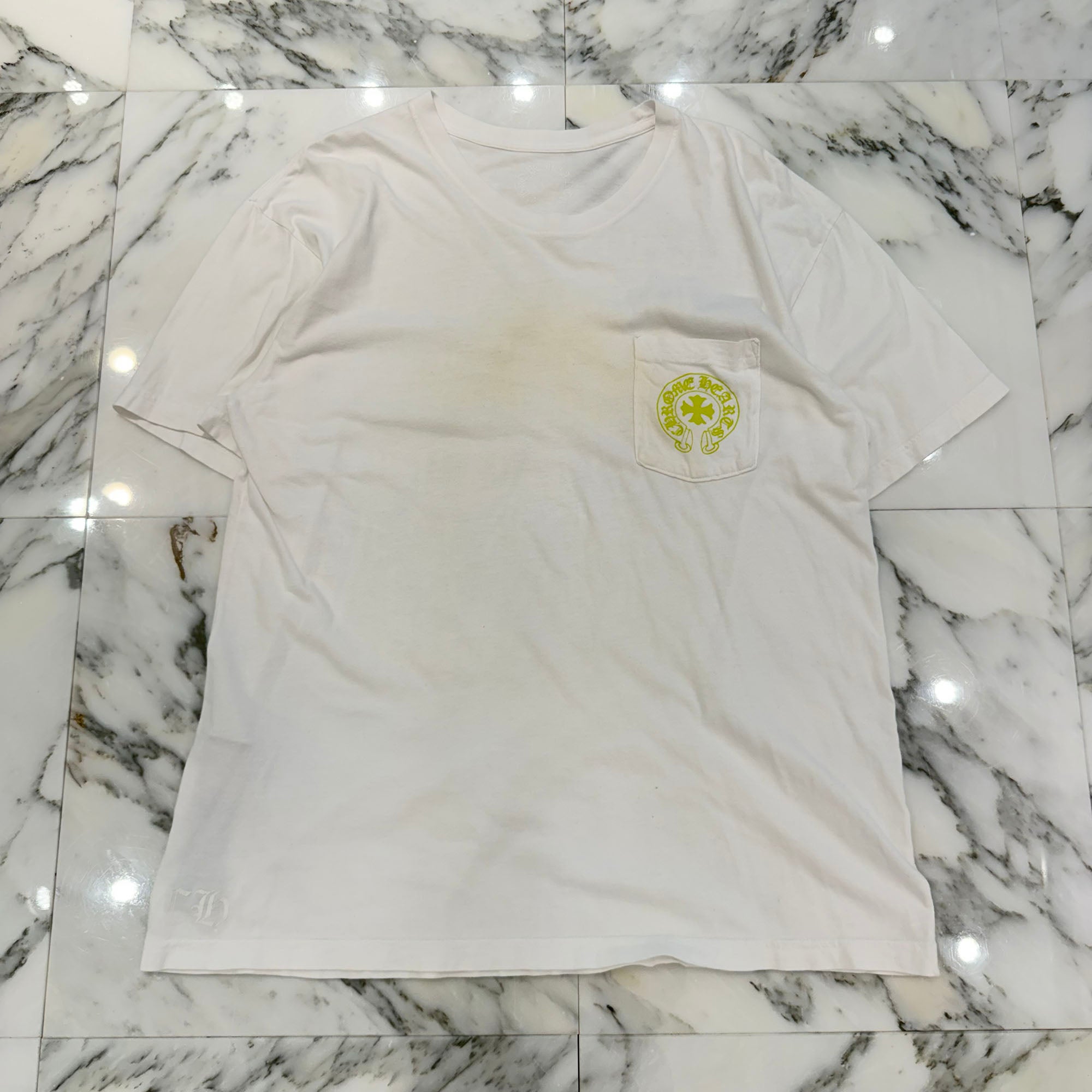 CHROME HEARTS Made In Hollywood Vertical Logo Tee Size XL クロムハーツ メイドインハリウッド ヴァーティカルロゴ Tシャツ サイズXL