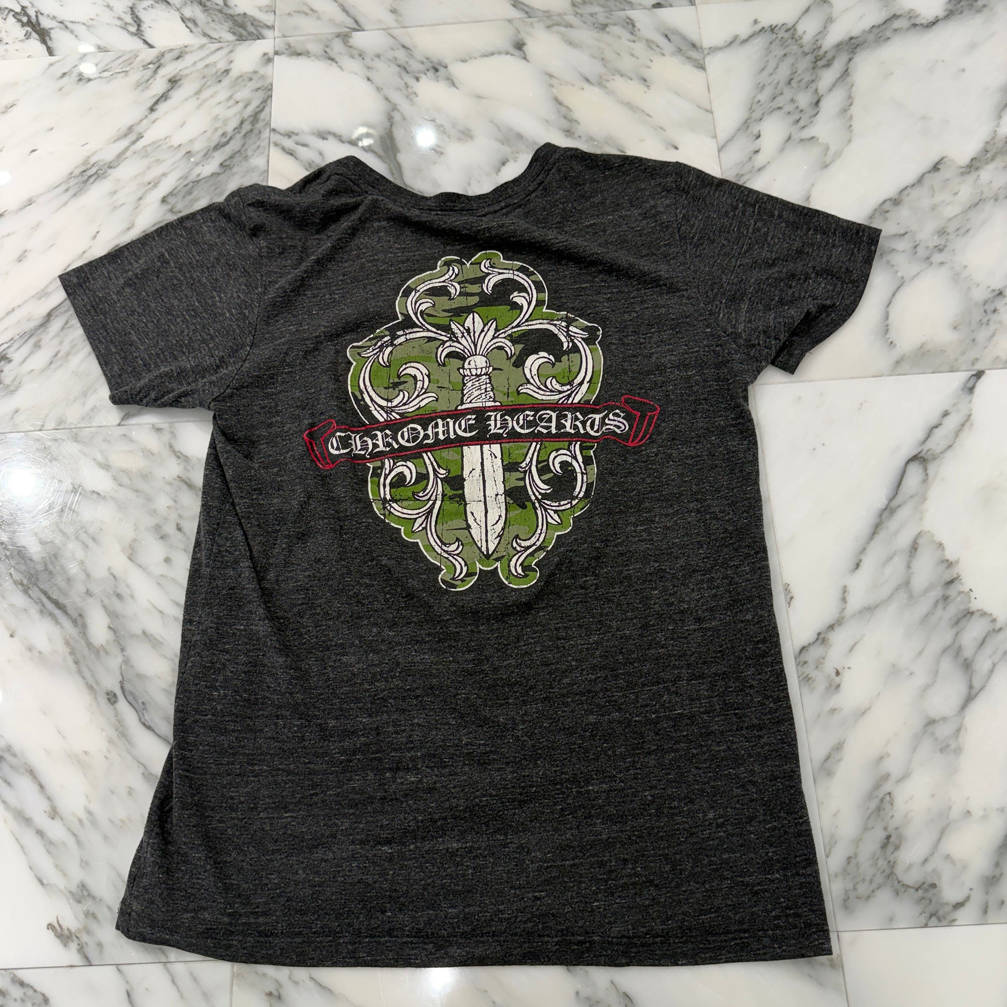 CHROME HEARTS Camouflage Vine Dagger Tee Size L クロムハーツ カモフラージュ ヴァインダガー Tシャツ サイズL