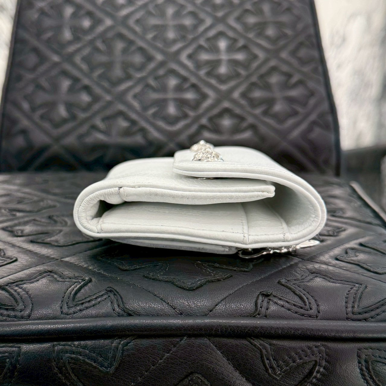 CHROME HEARTS Wave Mini Cross Ball Wallet クロムハーツ ウェイブミニ クロスボール ウォレット