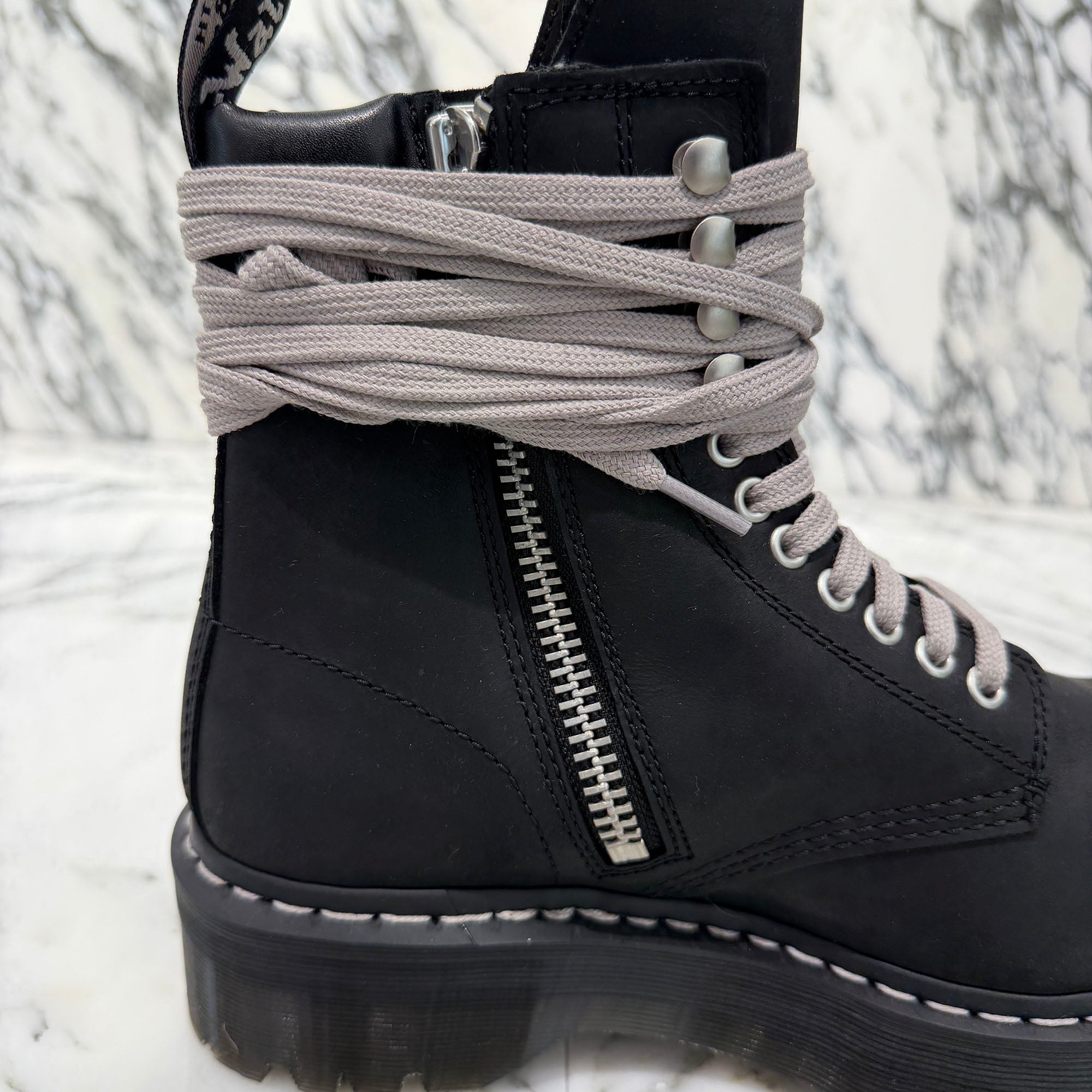Rick Owens × Dr.Martens QUAD SOLE STEEL TOE Boot DW02E68139001 Size UK8 (27.0cm) リックオウエンス×ドクターマーチン クアッドソール トゥーブート サイズUK8 (27.0cm)