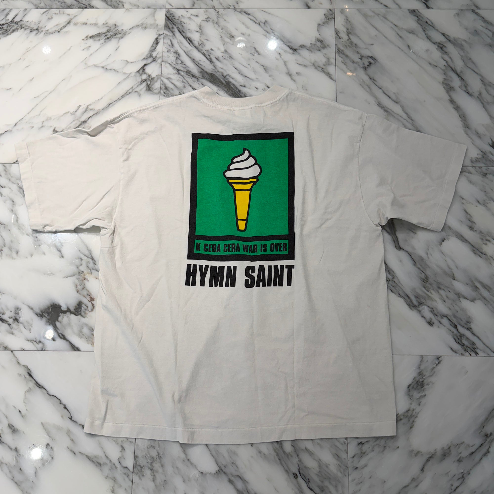 SAINT Mxxxxxx × The KLF × Kosuke Kawamura 2025AW " ICECREAM KK_SS " Tee SM-HR1-0000-C15 Size XL セントマイケル×ザ・ケイエルエフ × 河村康輔 " アイスクリーム KK_SS " ショートスリーブ Tシャツ サイズXL