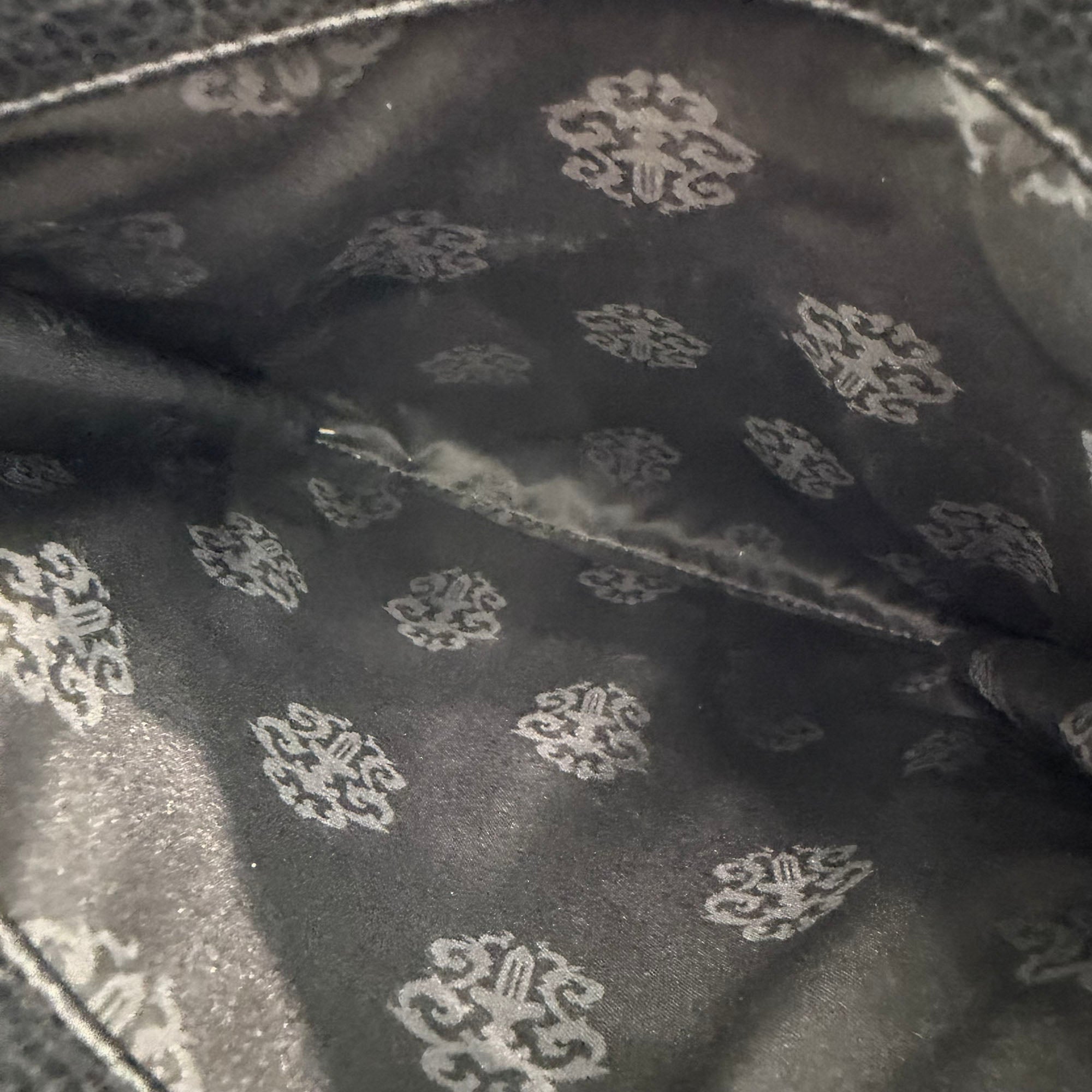 CHROME HEARTS Square Pocket 3 Cemetery Cross Leather Patch Shoulder Bag クロムハーツ スクエアポケット 3セメタリークロス レザーパッチ ショルダーバッグ
