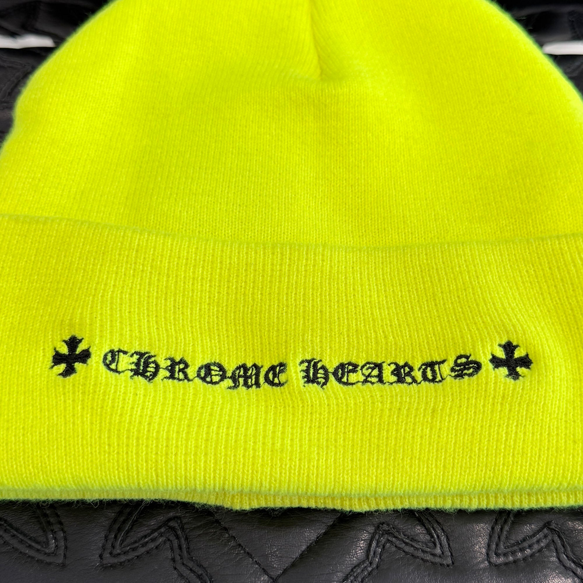 CHROME HEARTS Triple Cross Embroidery Beanie Size ONE SIZE（23cm）クロムハーツ トリプルクロス刺繍 ビーニー
