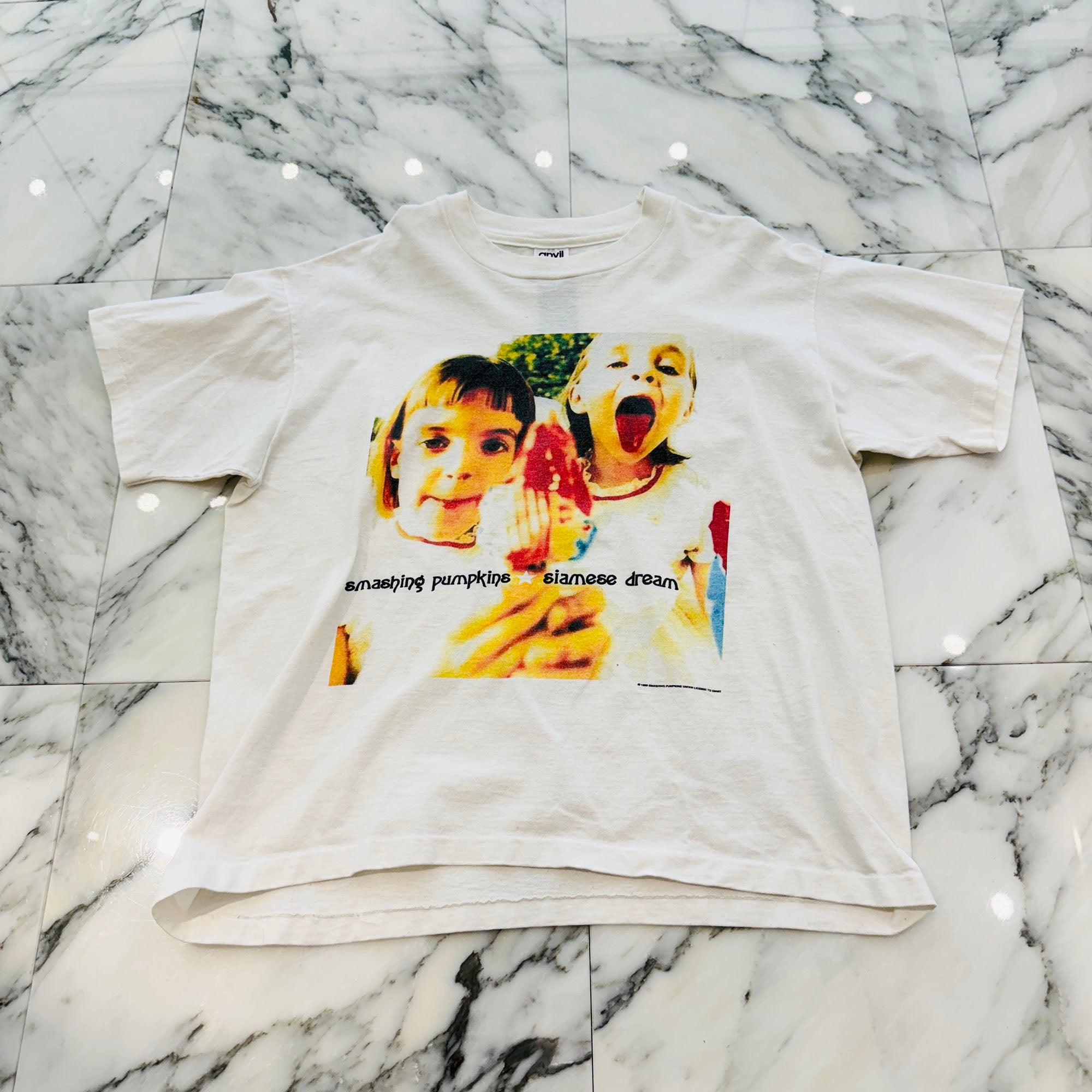 Vintage 90's The Smashing Pumpkins "Siamese Dream 1993" anvil S/S Tee Size L ヴィンテージ 90's スマッシング・パンプキンズ "サイアミーズ・ドリーム 1993" アンビル社製 Tシャツ サイズL