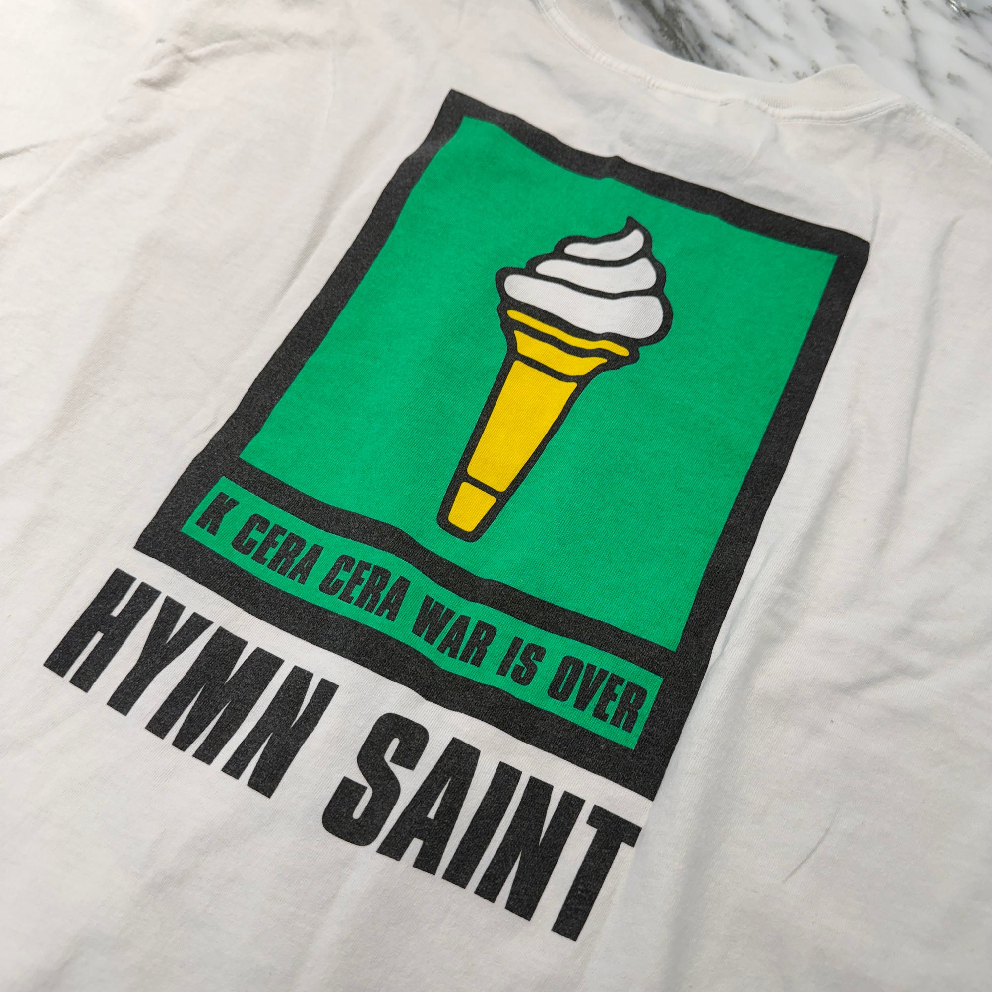 SAINT Mxxxxxx × The KLF × Kosuke Kawamura 2025AW " ICECREAM KK_SS " Tee SM-HR1-0000-C15 Size XL セントマイケル×ザ・ケイエルエフ × 河村康輔 " アイスクリーム KK_SS " ショートスリーブ Tシャツ サイズXL