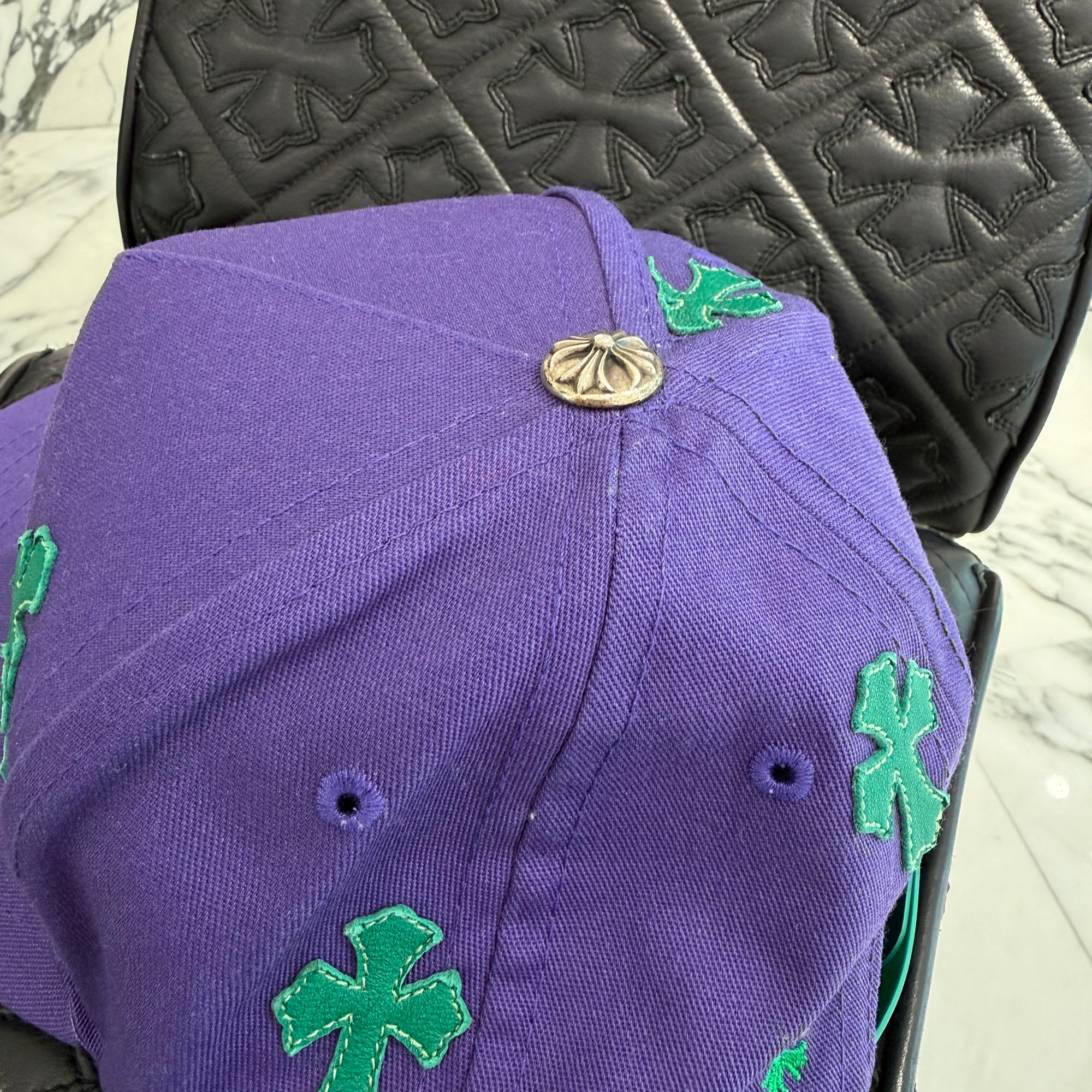 CHROME HEARTS Cemetery Cross Patch Trucker Cap ONE SIZE (51-61) クロムハーツ セメタリークロスパッチ トラッカーキャップ ONE SIZE (51-61)