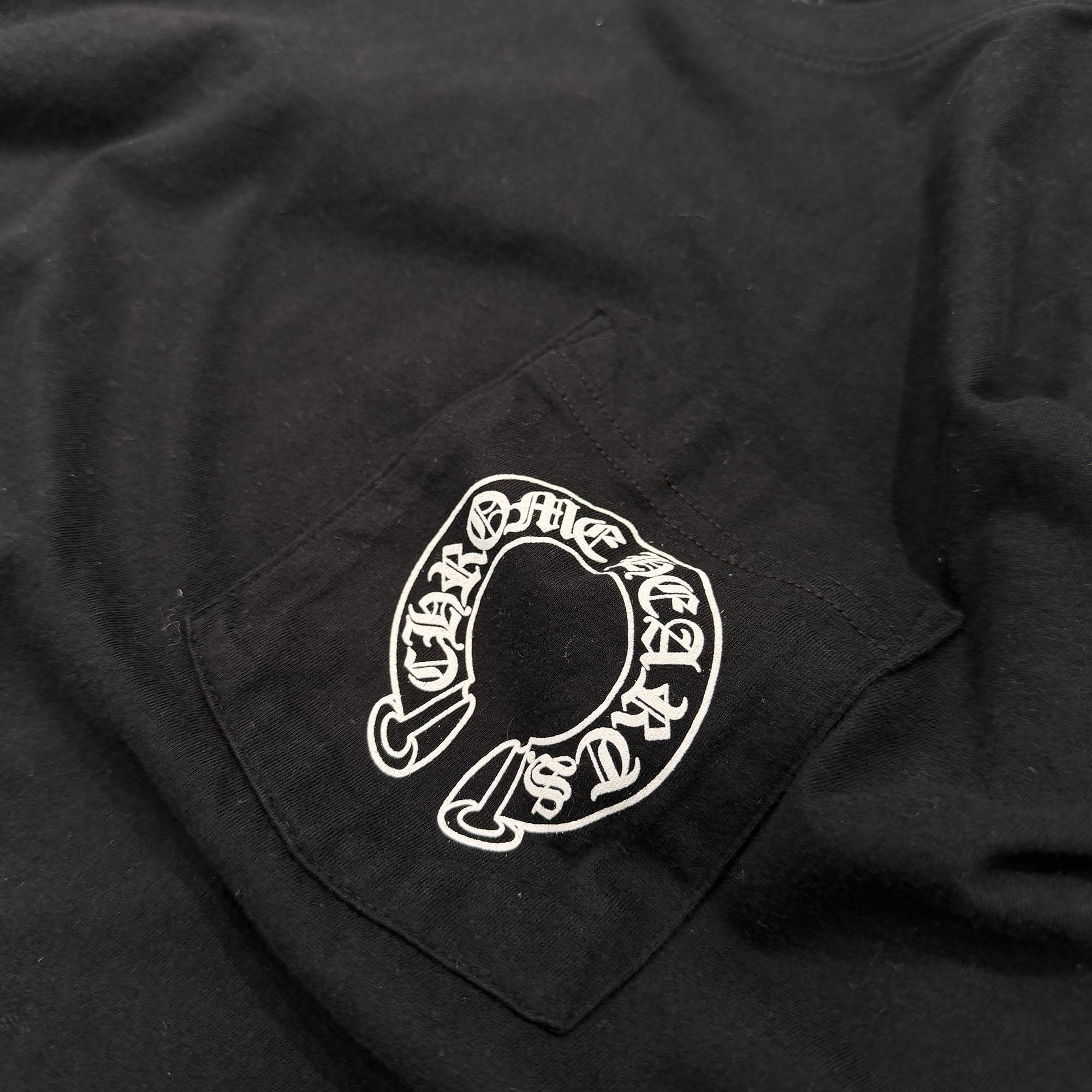 CHROME HEARTS Floral Cross Horseshoe Long Sleeve Tee Size L クロムハーツ フローラルクロス ホースシュー ロングスリーブ Tシャツ サイズL