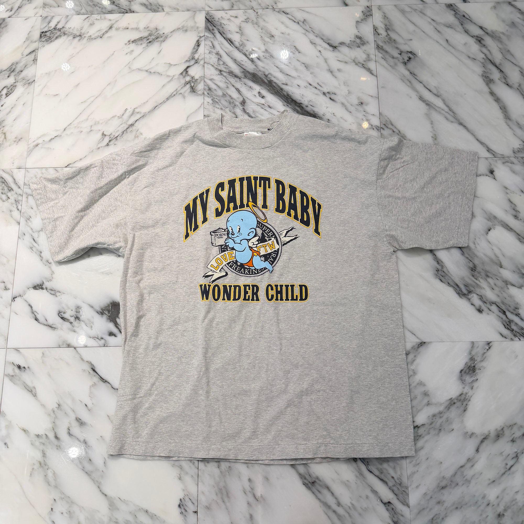 SAINT Mxxxxxx  2025AW " SAINT BABY " Tee SM-HR1-0000-027 Size XL セントマイケル " セントベイビー " Tシャツ サイズXL