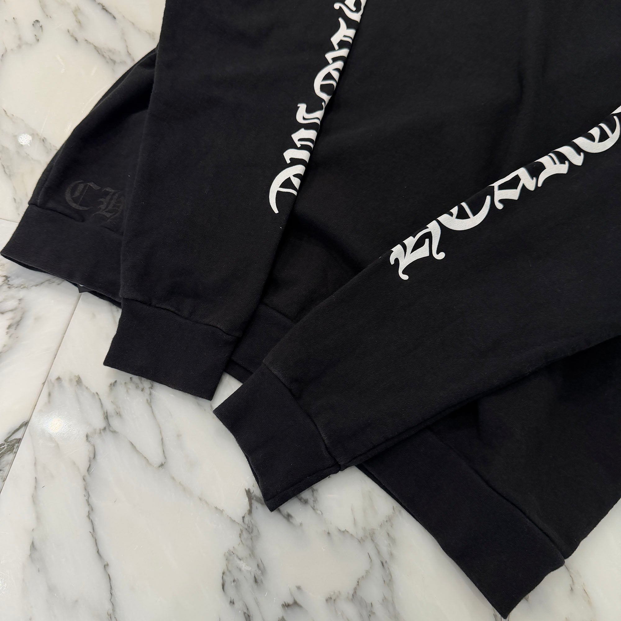 CHROME HEARTS Neck Logo Crewneck Sweatshirt Size M クロムハーツ ネックロゴクルーネックスウェットシャツ サイズM
