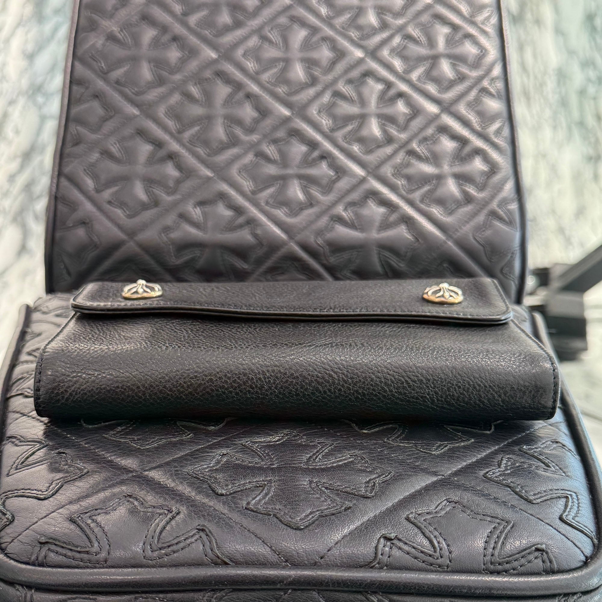 CHROME HEARTS Wave Cross Ball Wallet クロムハーツ ウェーブクロスボール ウォレット