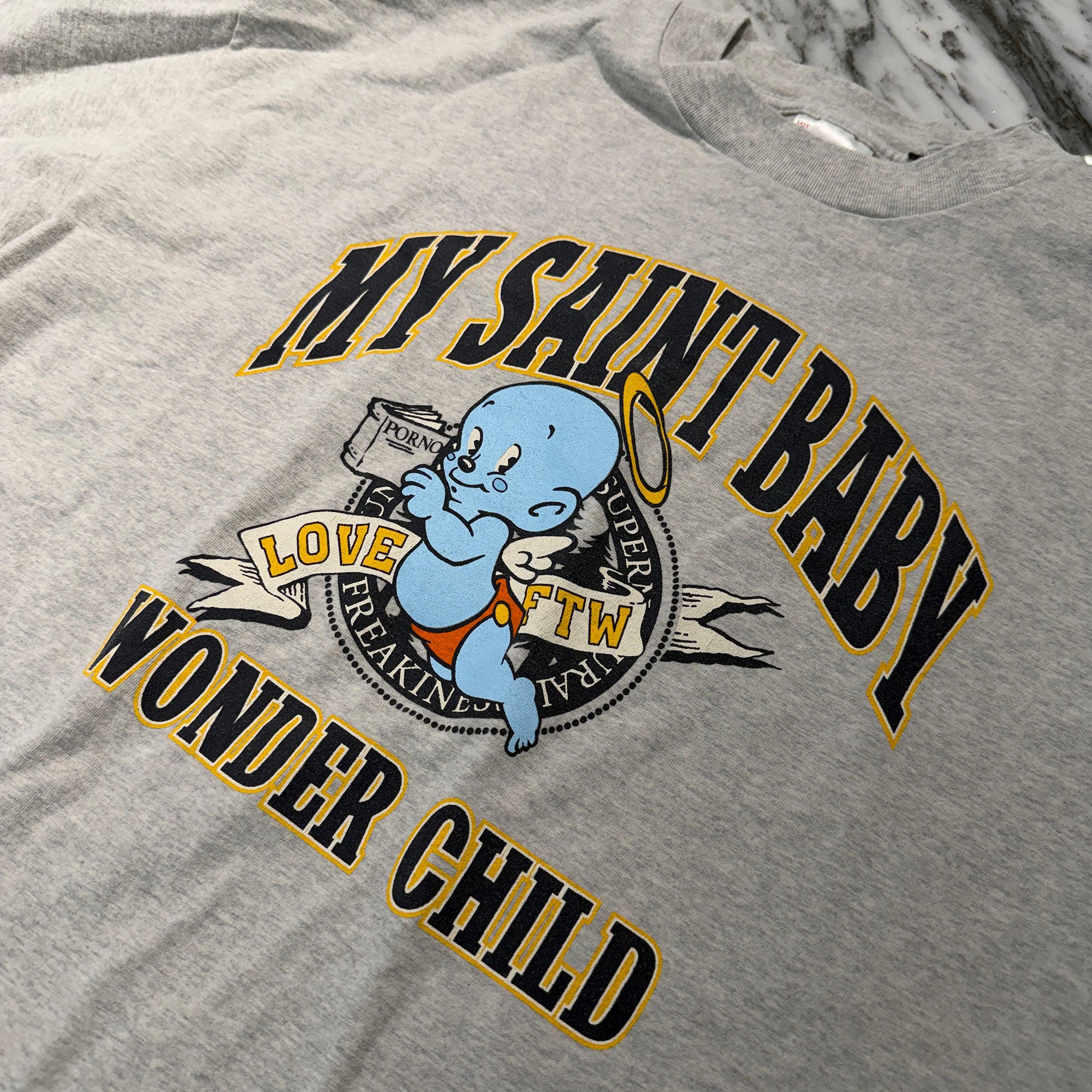SAINT Mxxxxxx  2025AW " SAINT BABY " Tee SM-HR1-0000-027 Size XL セントマイケル " セントベイビー " Tシャツ サイズXL