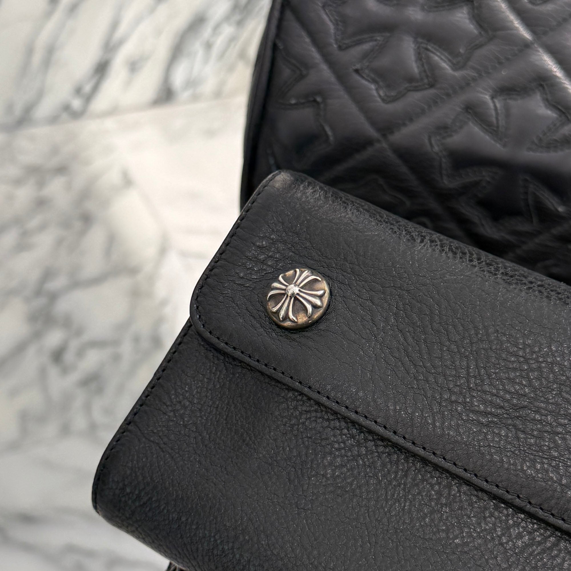 CHROME HEARTS Wave Cross Ball Wallet クロムハーツ ウェーブクロスボール ウォレット
