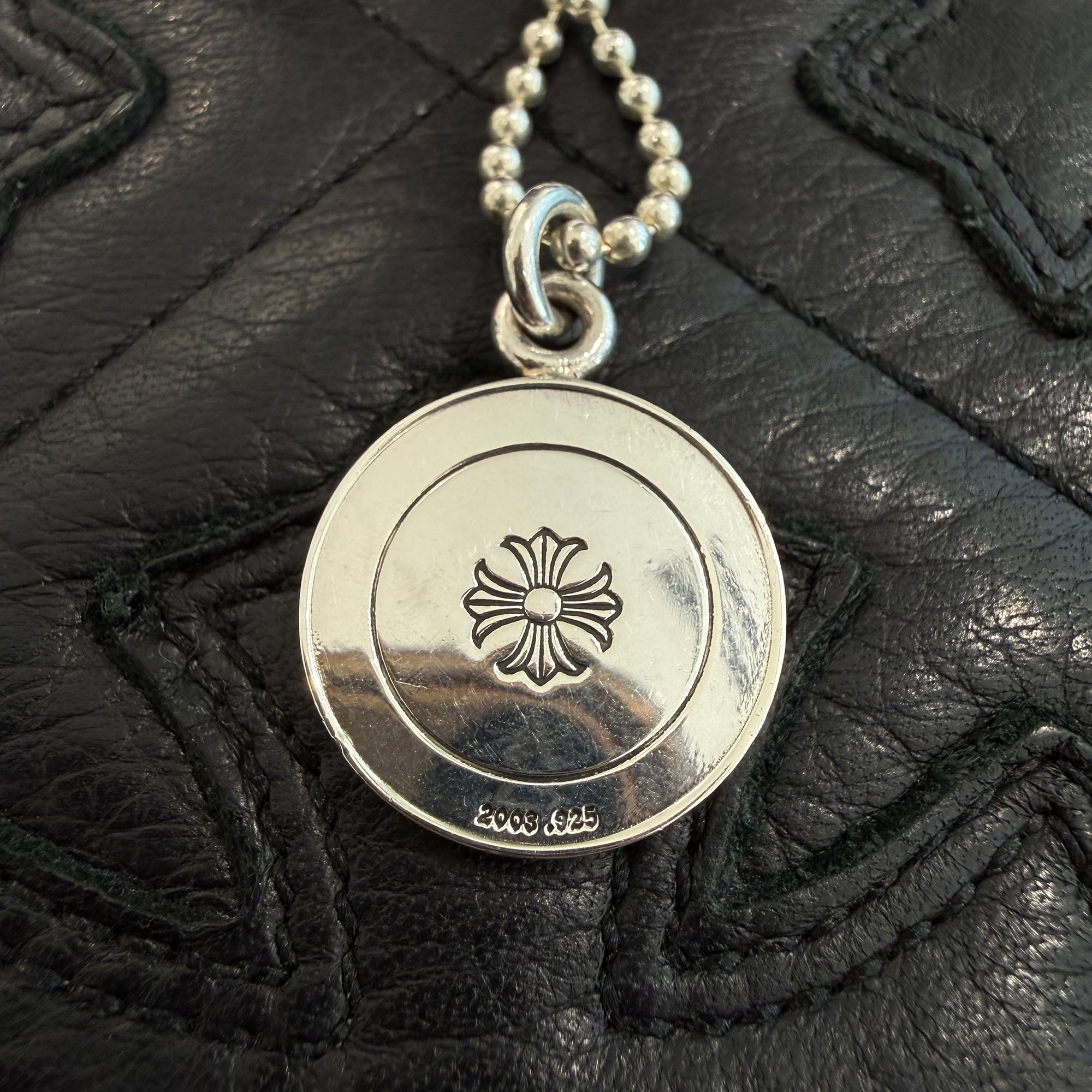CHROME HEARTS Angel Medal Charm V2 Neckless Size 30inch クロム