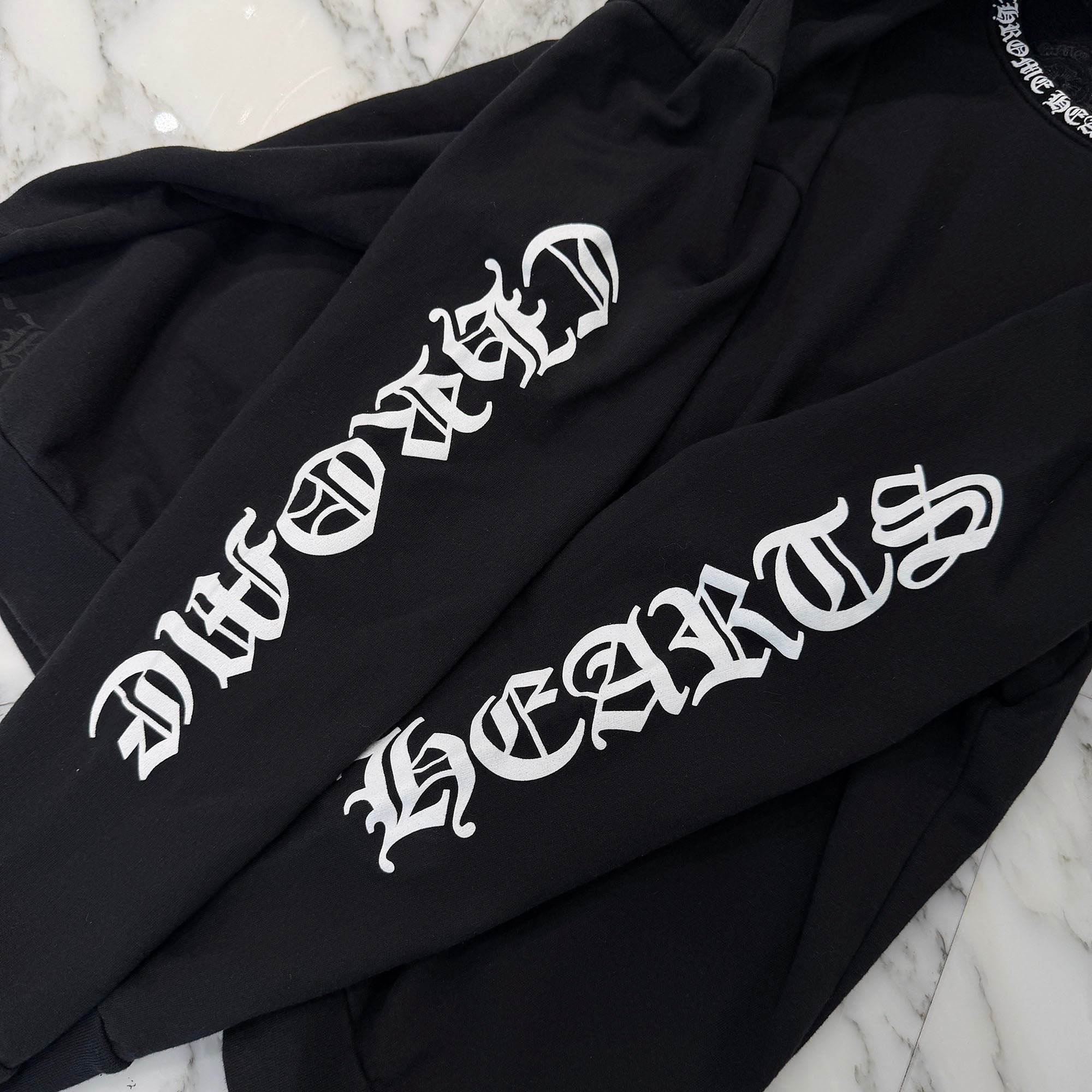 CHROME HEARTS Neck Logo Crewneck Sweatshirt Size M クロムハーツ ネックロゴクルーネックスウェットシャツ サイズM