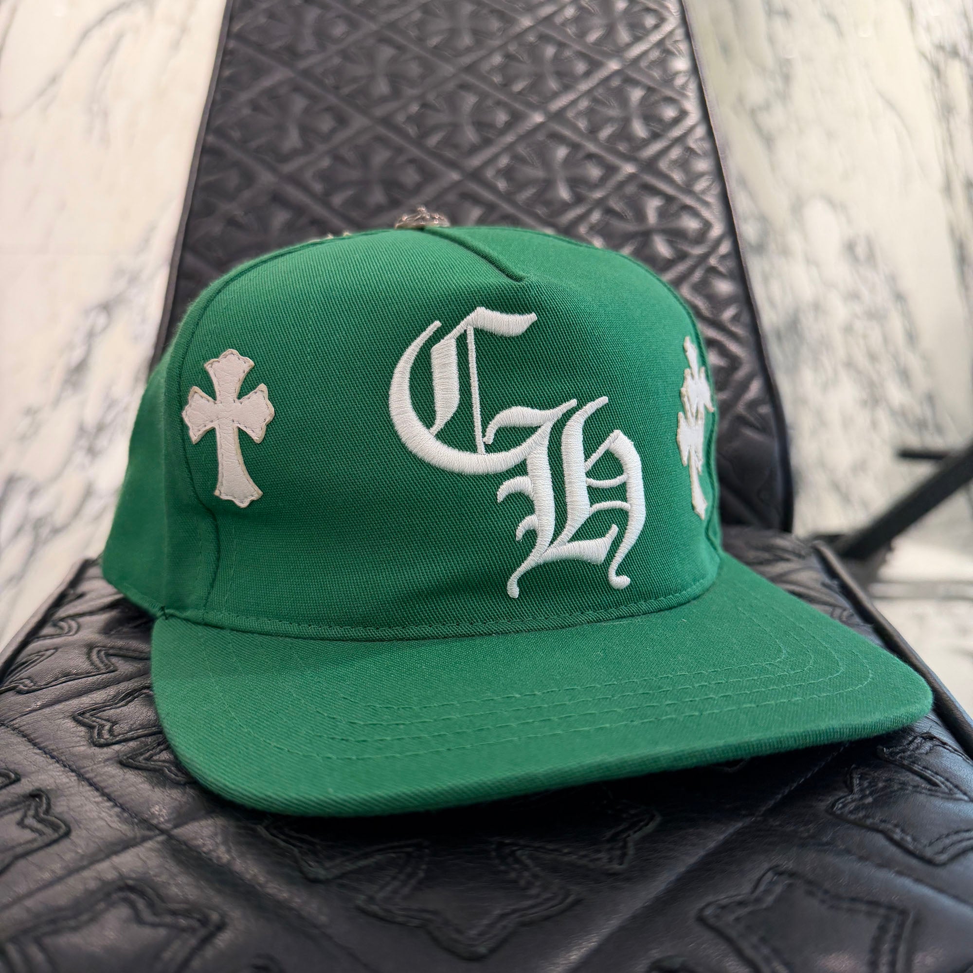 CHROME HEARTS Cemetery Cross Patch Trucker Cap ONE SIZE (53-60) クロムハーツ セメタリークロス トラッカーキャップ サイズ ONE SIZE (53-60)
