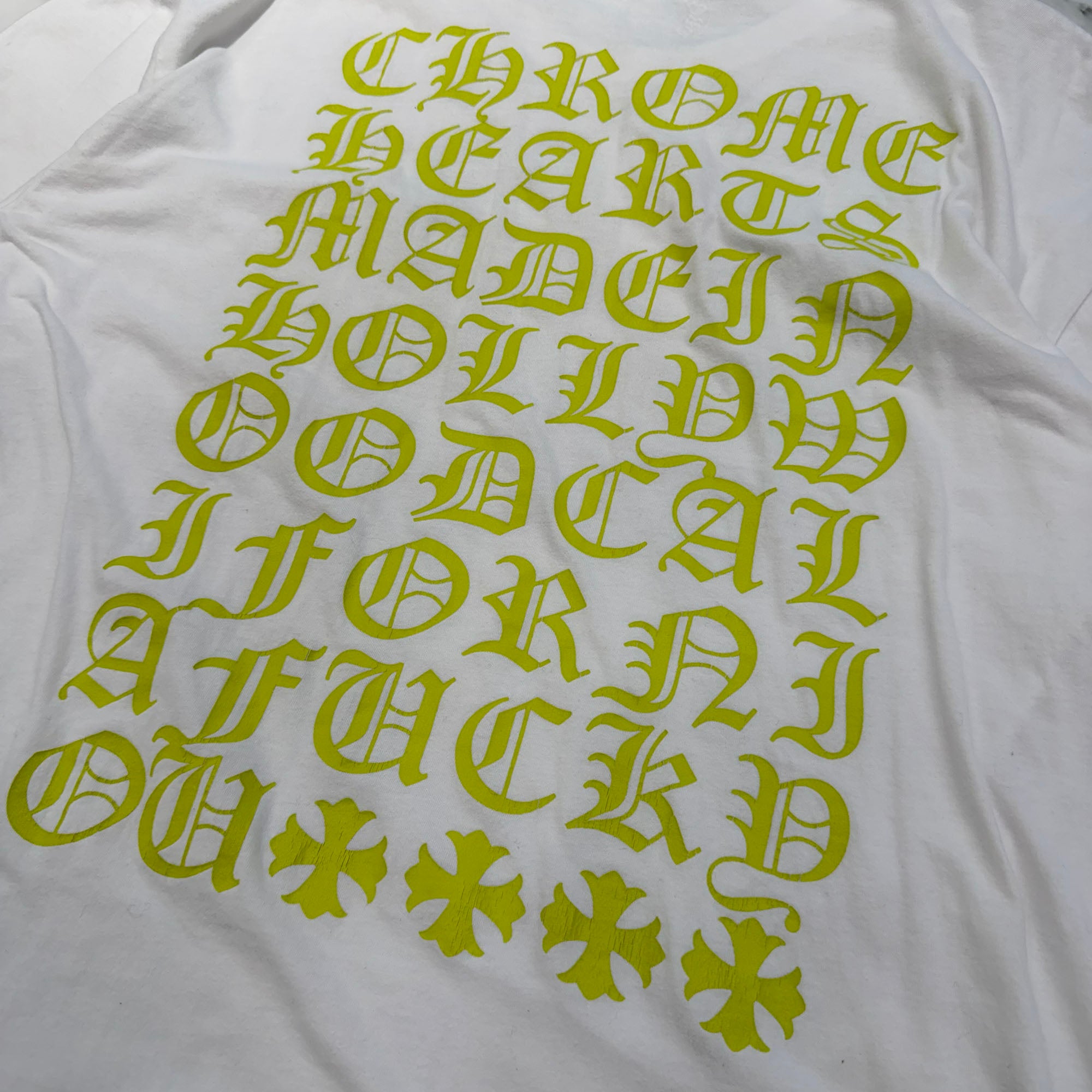 CHROME HEARTS Made In Hollywood Vertical Logo Tee Size XL クロムハーツ メイドインハリウッド ヴァーティカルロゴ Tシャツ サイズXL